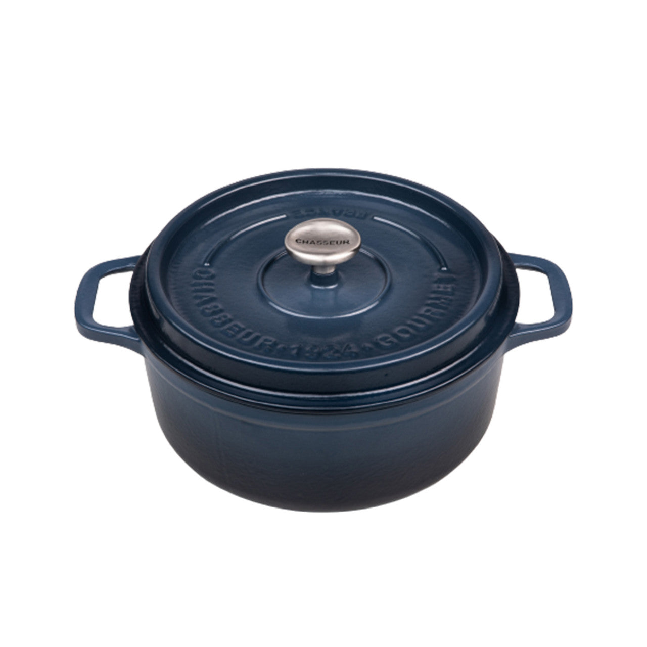 Chasseur Gourmet Round French Oven 28cm/6.1L - Midnight