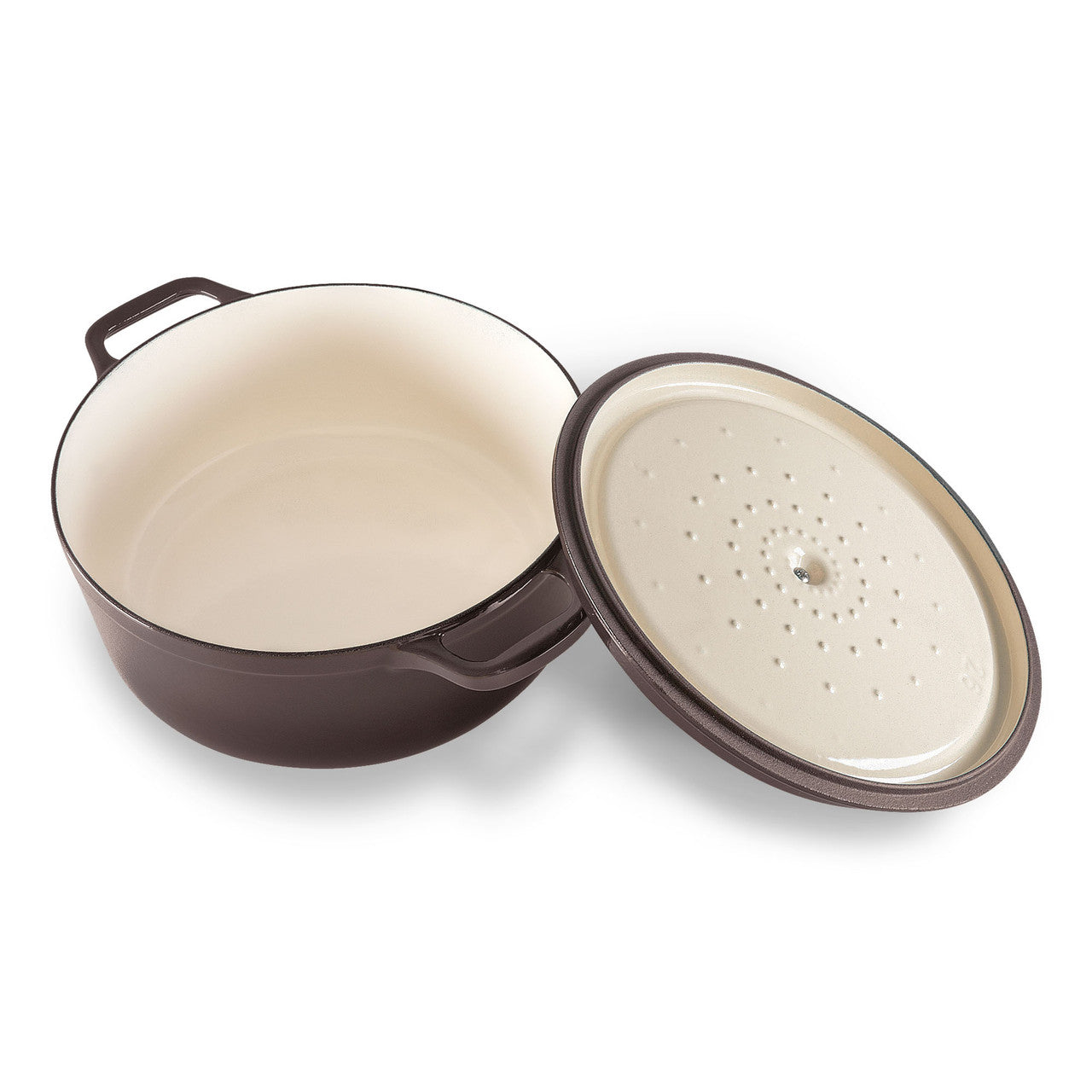 Chasseur Round French Oven 26cm/5L - Storm - Grey - Storm Grey