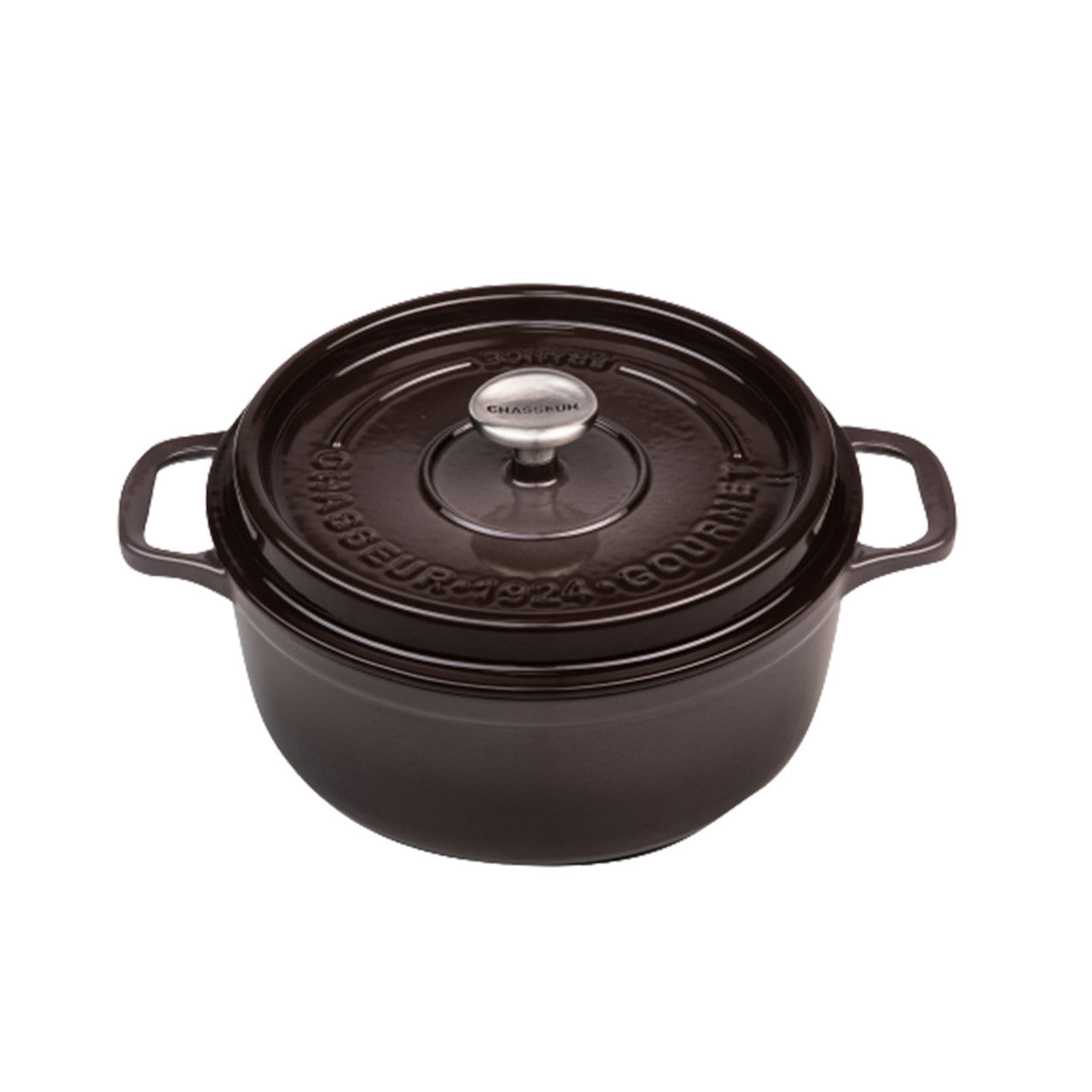 Chasseur Round French Oven 28cm/6.1L - Storm - Grey - Storm Grey