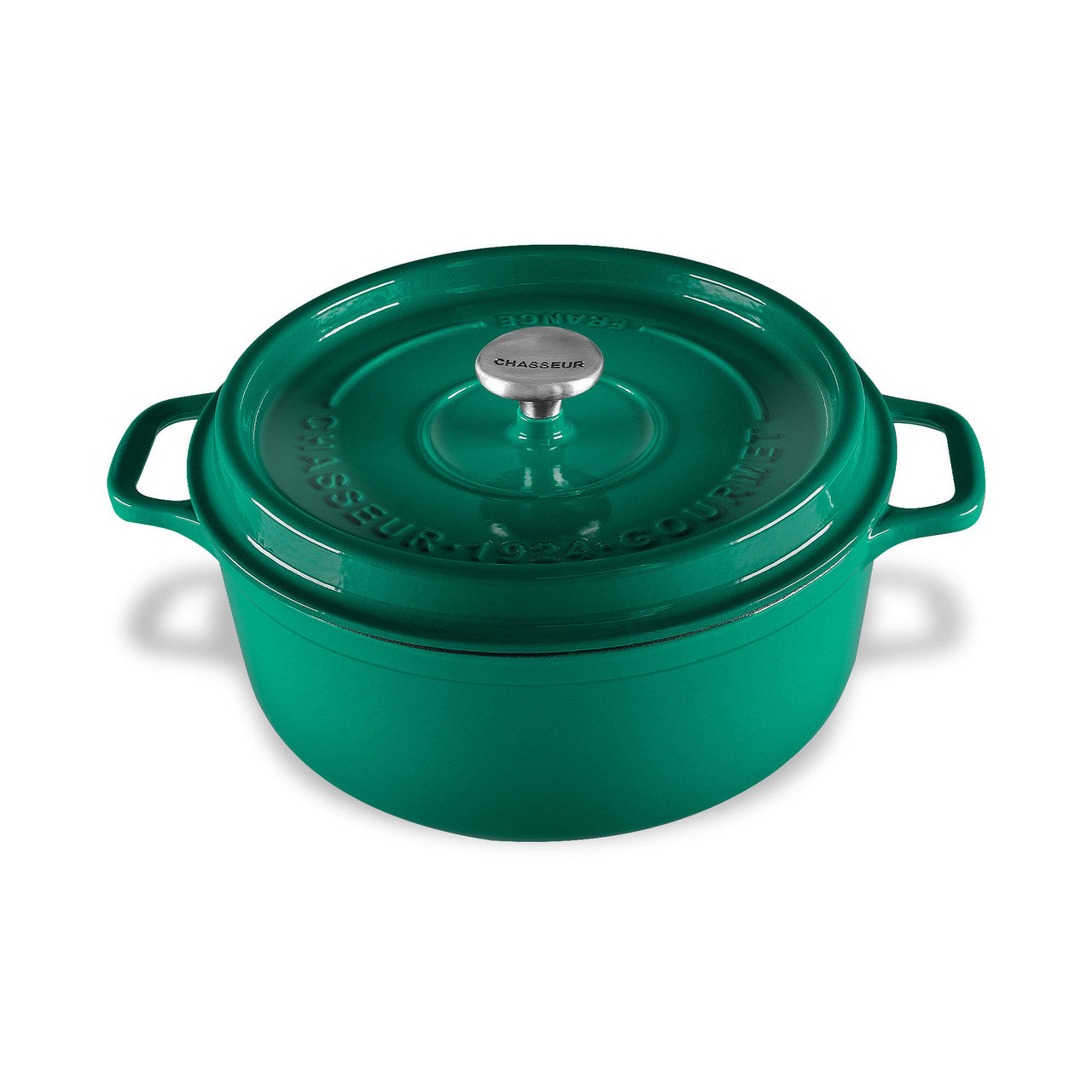 Chasseur Gourmet Round French Oven 26cm/5L - Jade