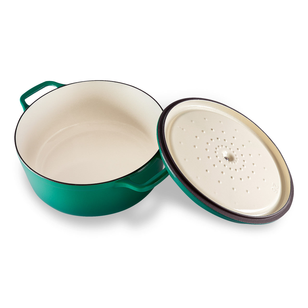 Chasseur Gourmet Round French Oven 26cm/5L - Jade