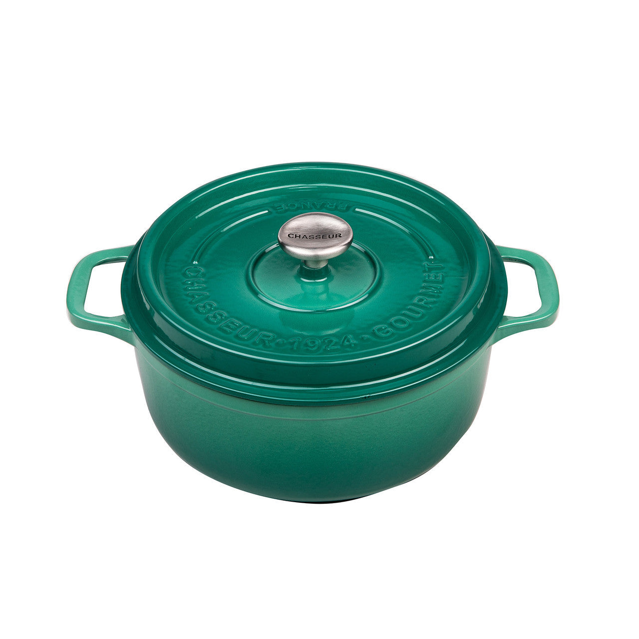 Chasseur Gourmet Round French Oven 28cm/6.1L - Jade