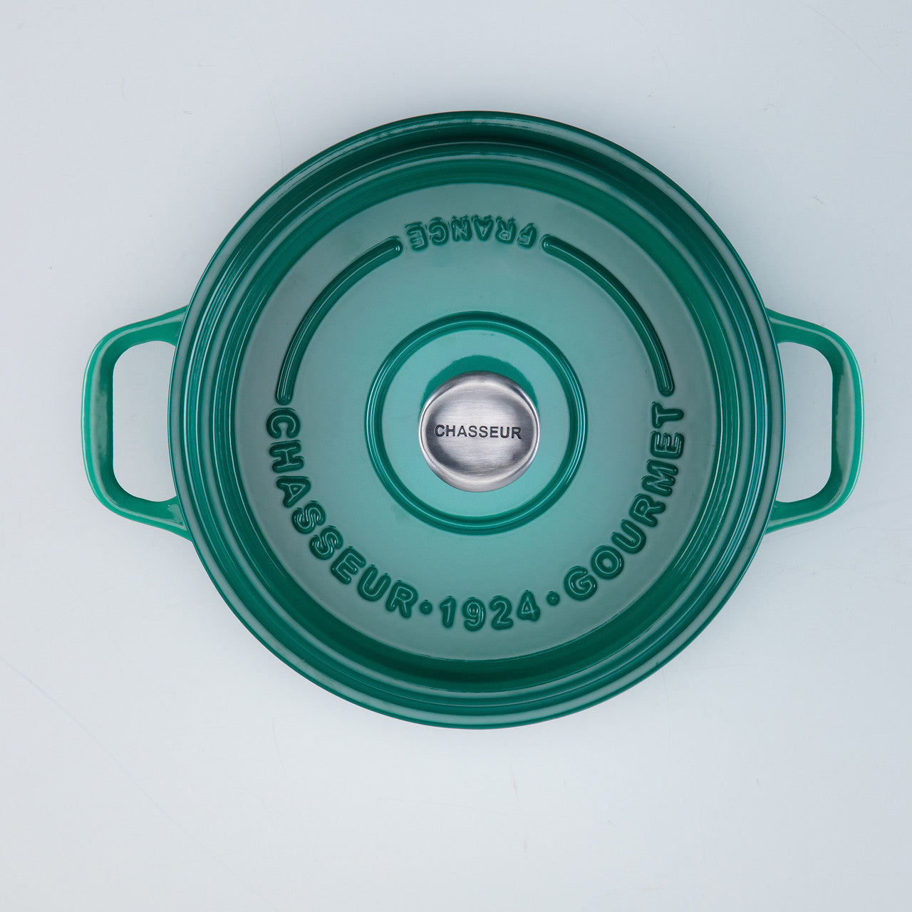 Chasseur Gourmet Round French Oven 28cm/6.1L - Jade