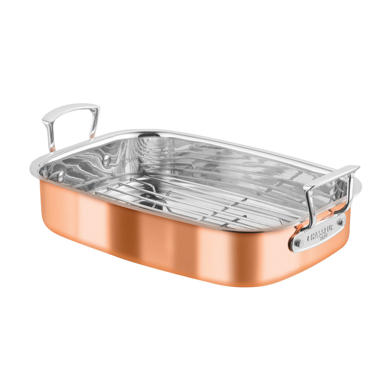 Chasseur Escoffier Roasting Pan With Rack 35x26cm