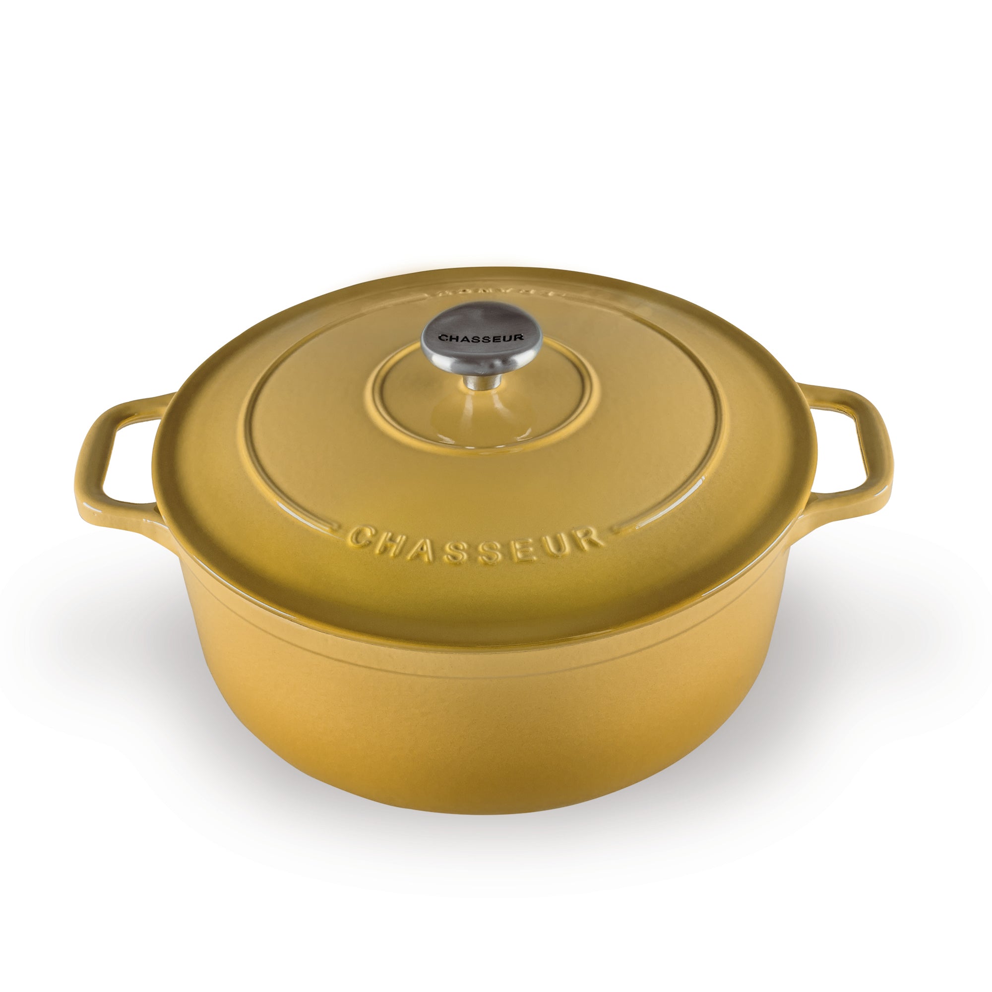 Chasseur Round French Oven 28cm - Mustard