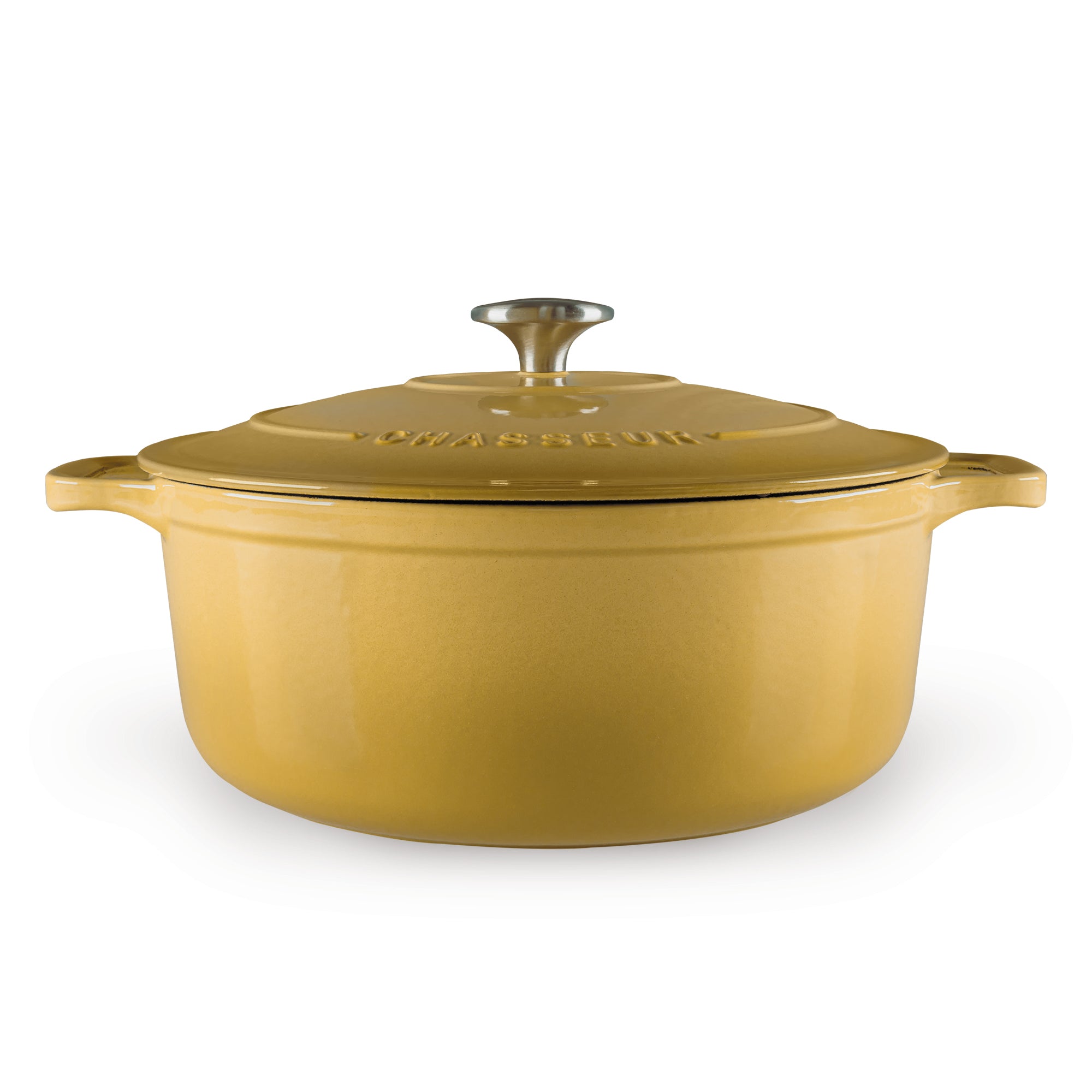 Chasseur Round French Oven 28cm - Mustard
