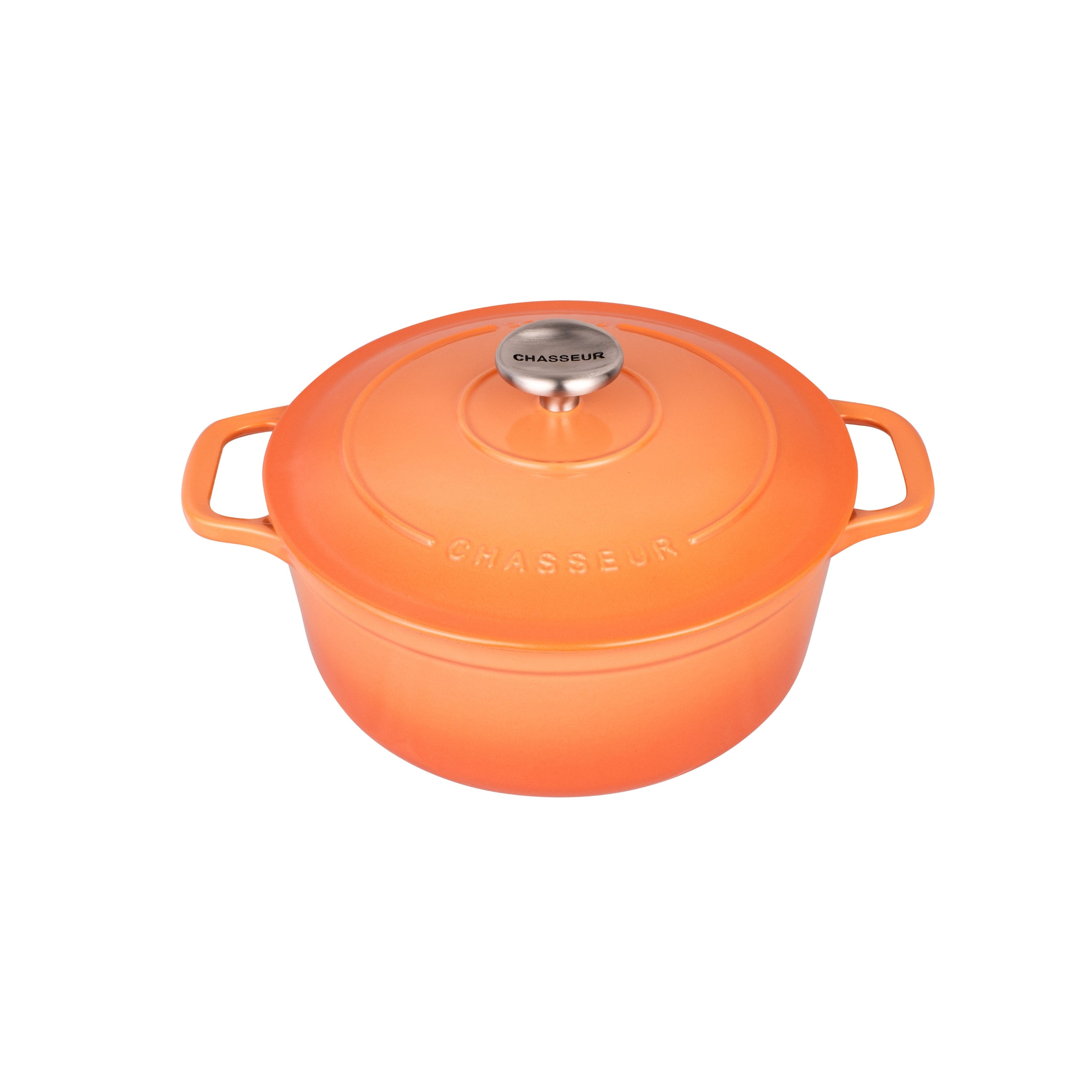 Chasseur Round French Oven 24cm/4L - Salmon