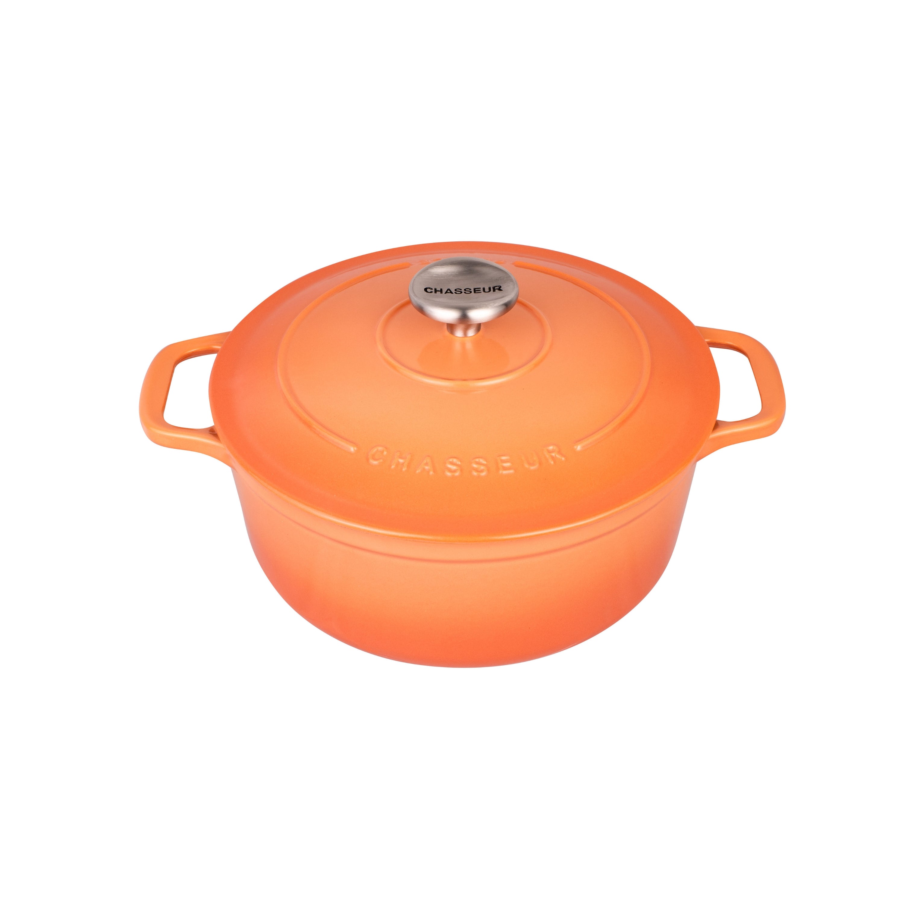 Chasseur Round French Oven 28cm/6.1L - Salmon