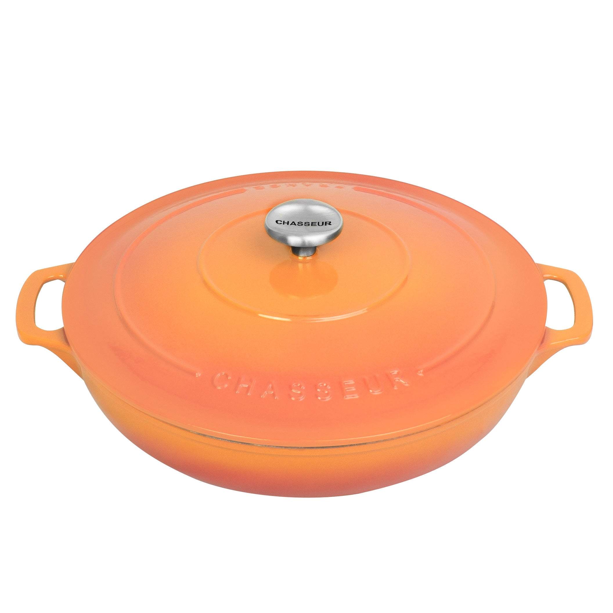 Chasseur Low Round Casserole 30cm/2.5L - Salmon