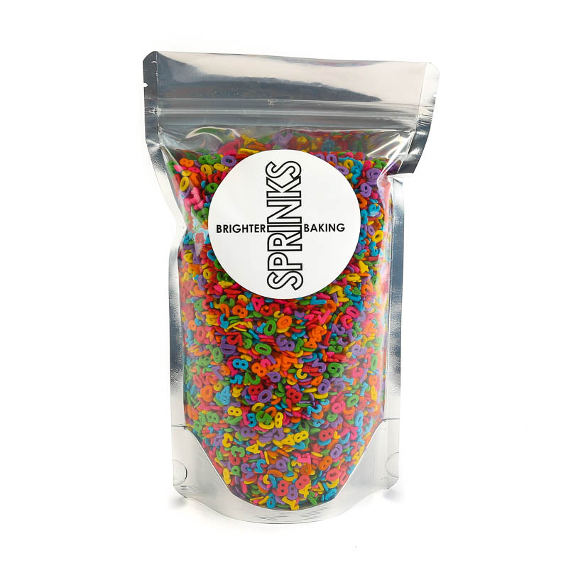 Sprinks Mixed Numbers Sprinkles 450g