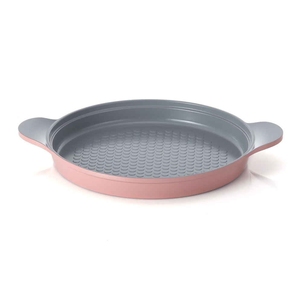 Neoflam Retro 26cm Round grill Pan Induction Pink Demer