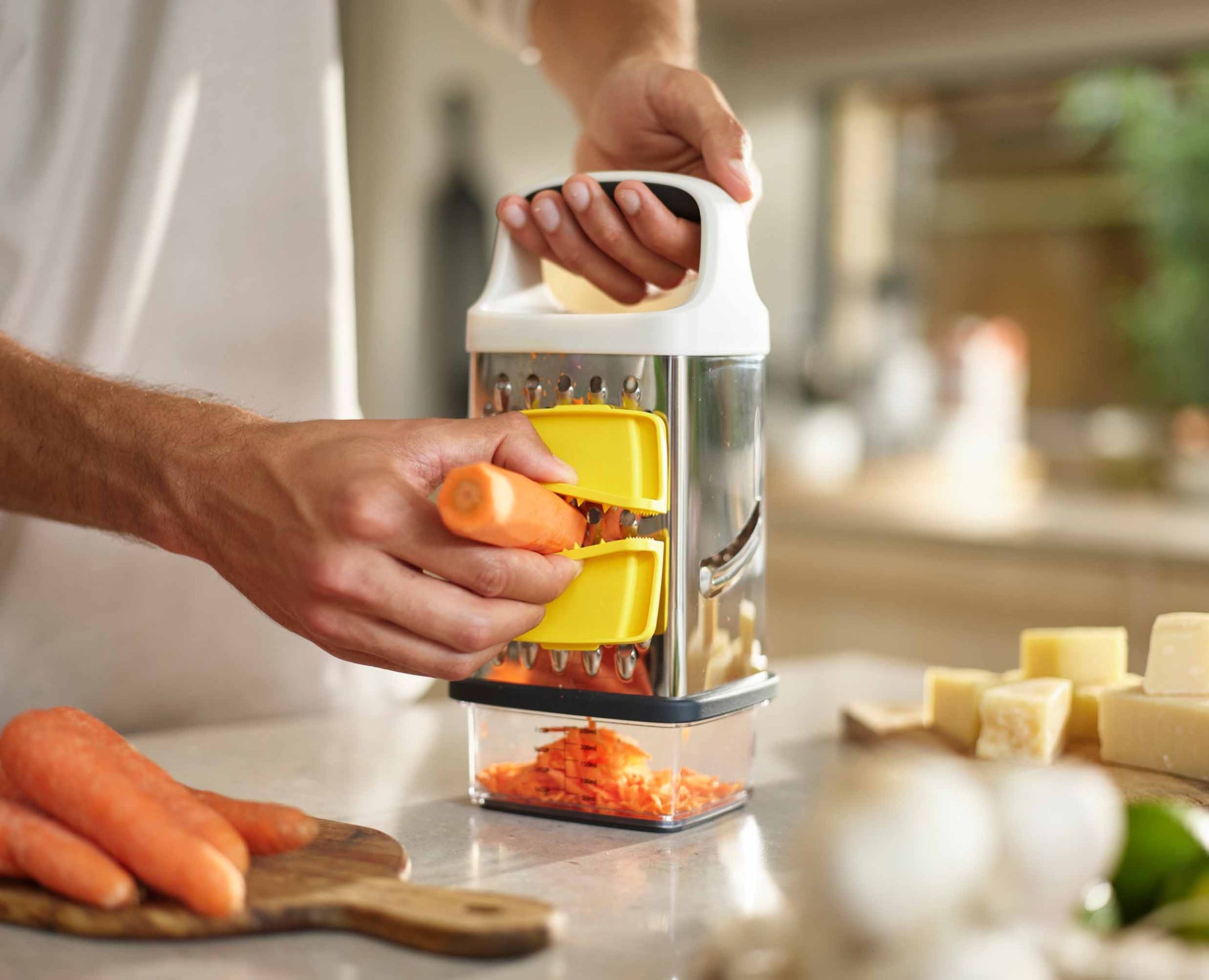 Joseph Joseph Multi-Grip Box Grater With Precision Food Grip