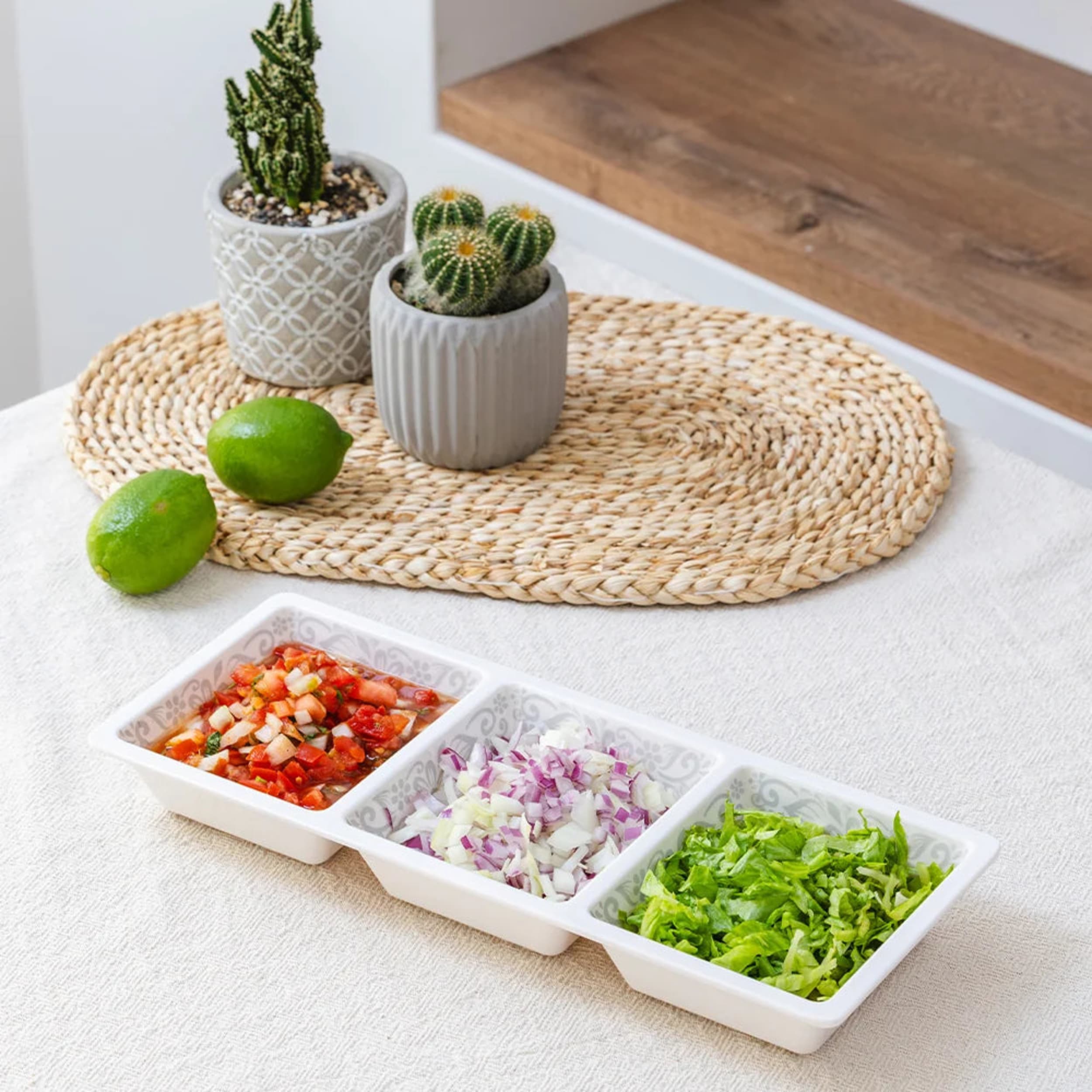 Prepara Three Section Tray - Calavera Calm