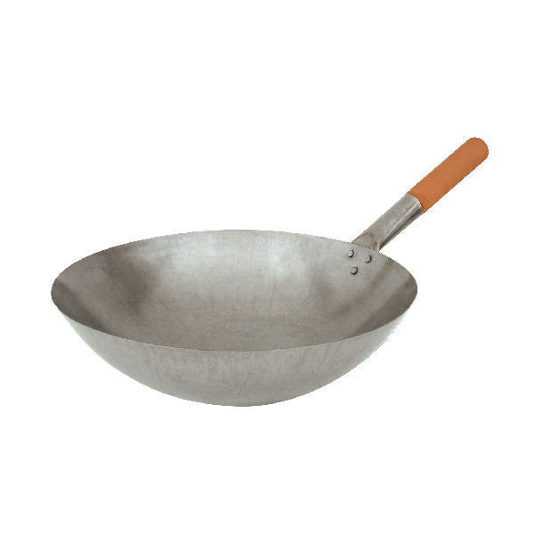 Trenton Iron Wok (360mm) (Wood Handle)