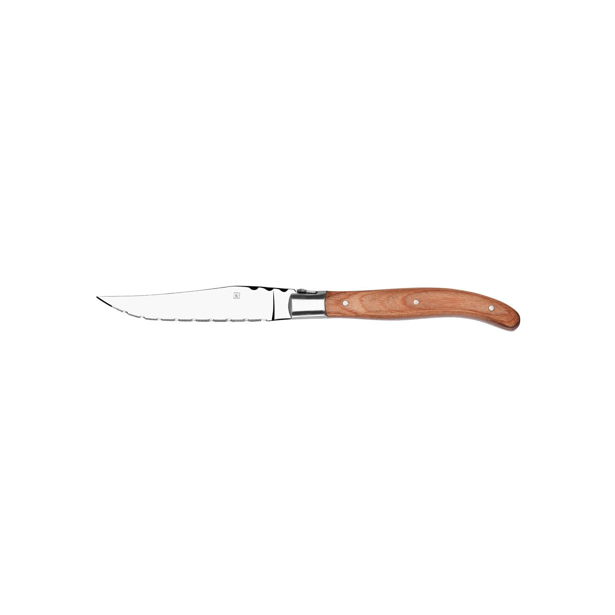 Tablekraft Steak Knives Paris Wood Pakkawood Handle Pointed Tip
