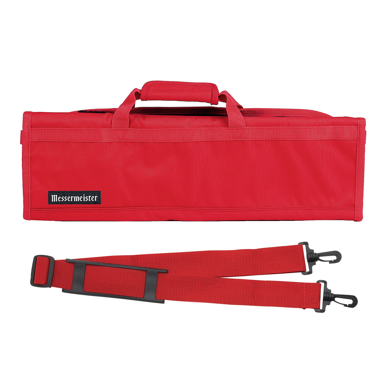 Messermeister Red 8 Pocket Padded Knife Roll