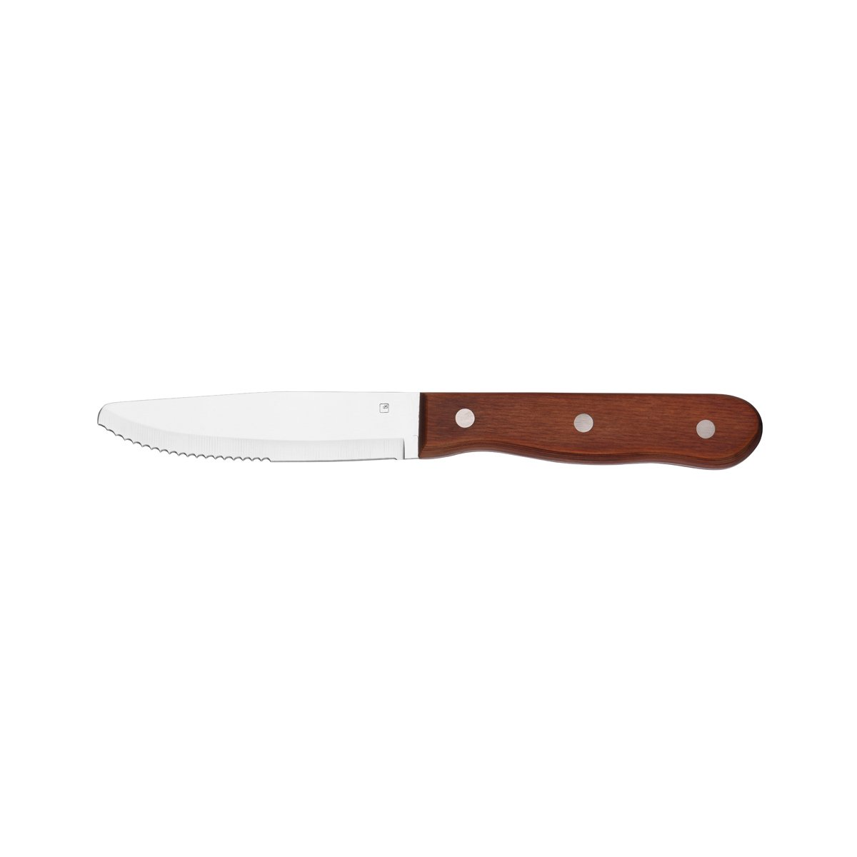 Tablekraft Steak Knives Jumbo Pakkawood Handle Round Tip