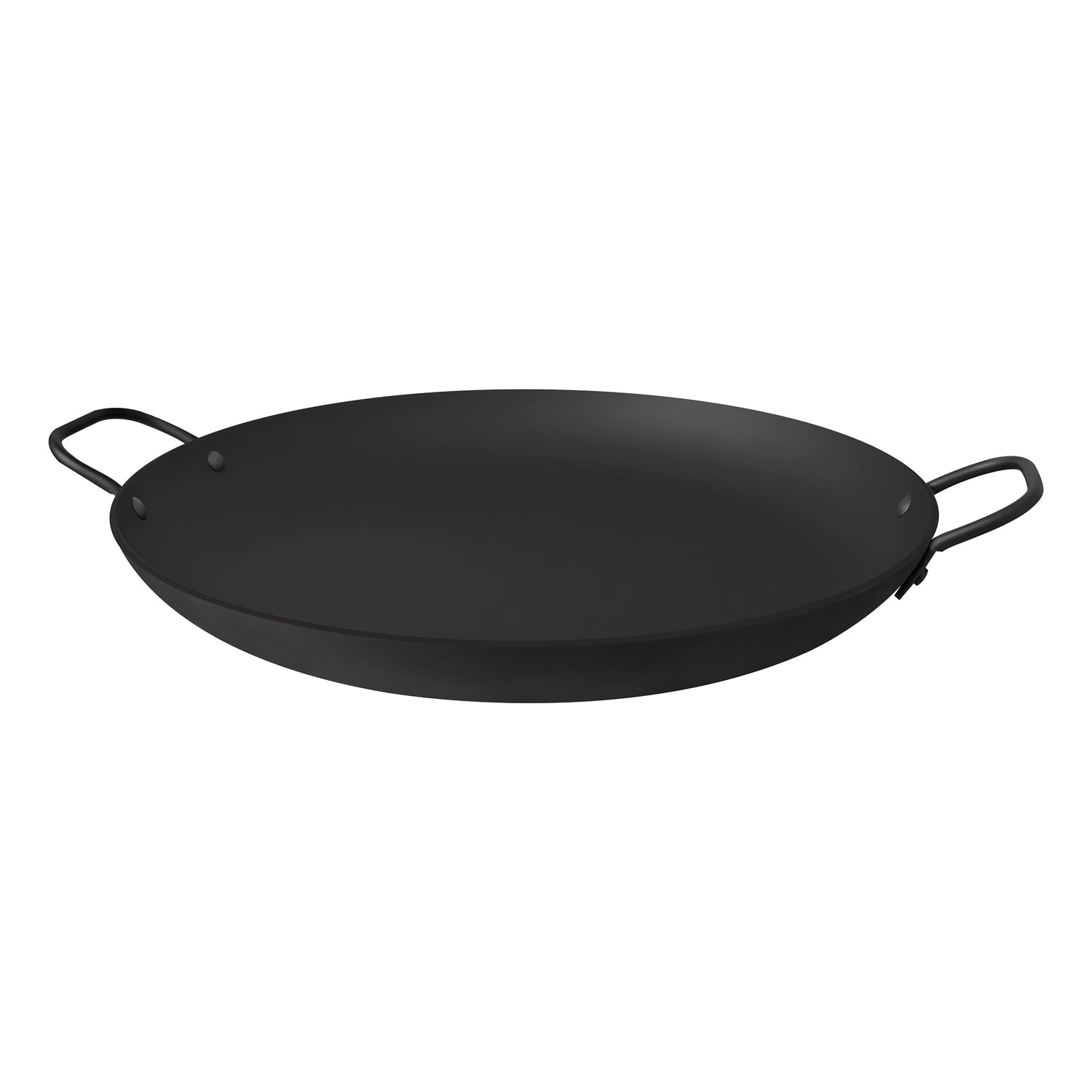Tramontina Churrasco Black Round Griddle Pan – 40cm – Carbon Steel