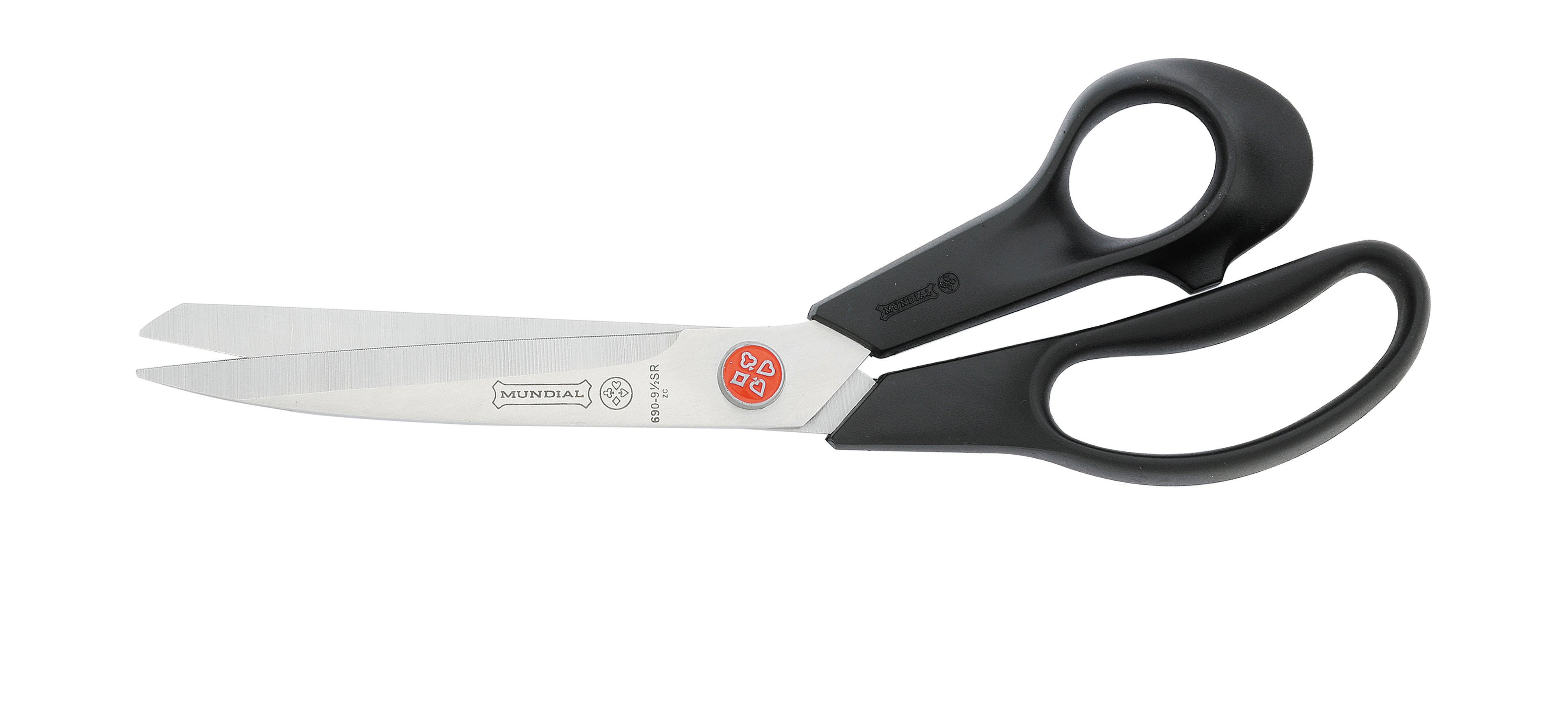 Mundial Red Point Tailor's Shear Serra Sharp Heavy Duty 23cm