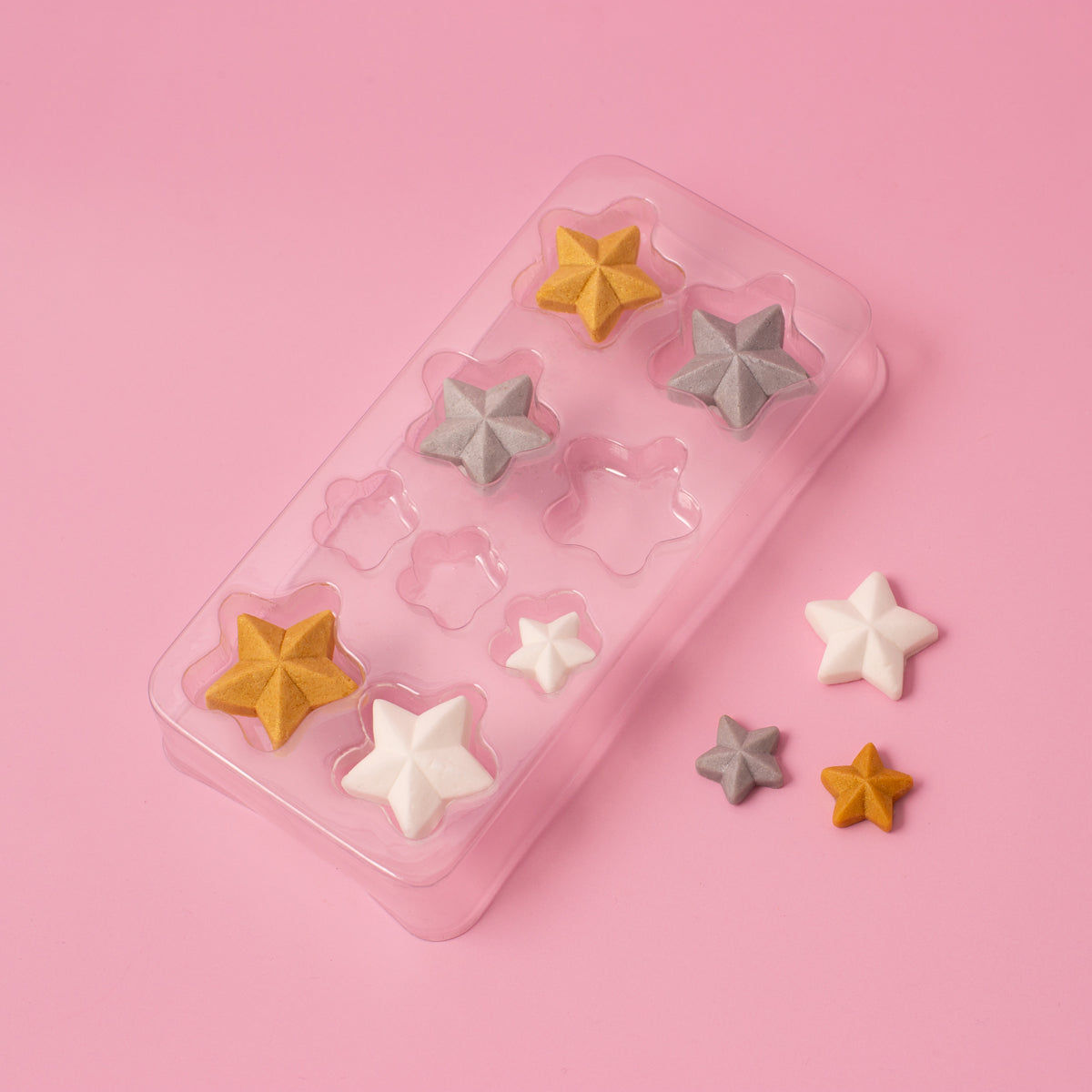 Sprinks Icing Decorations Shimmer Stars 9 Piece