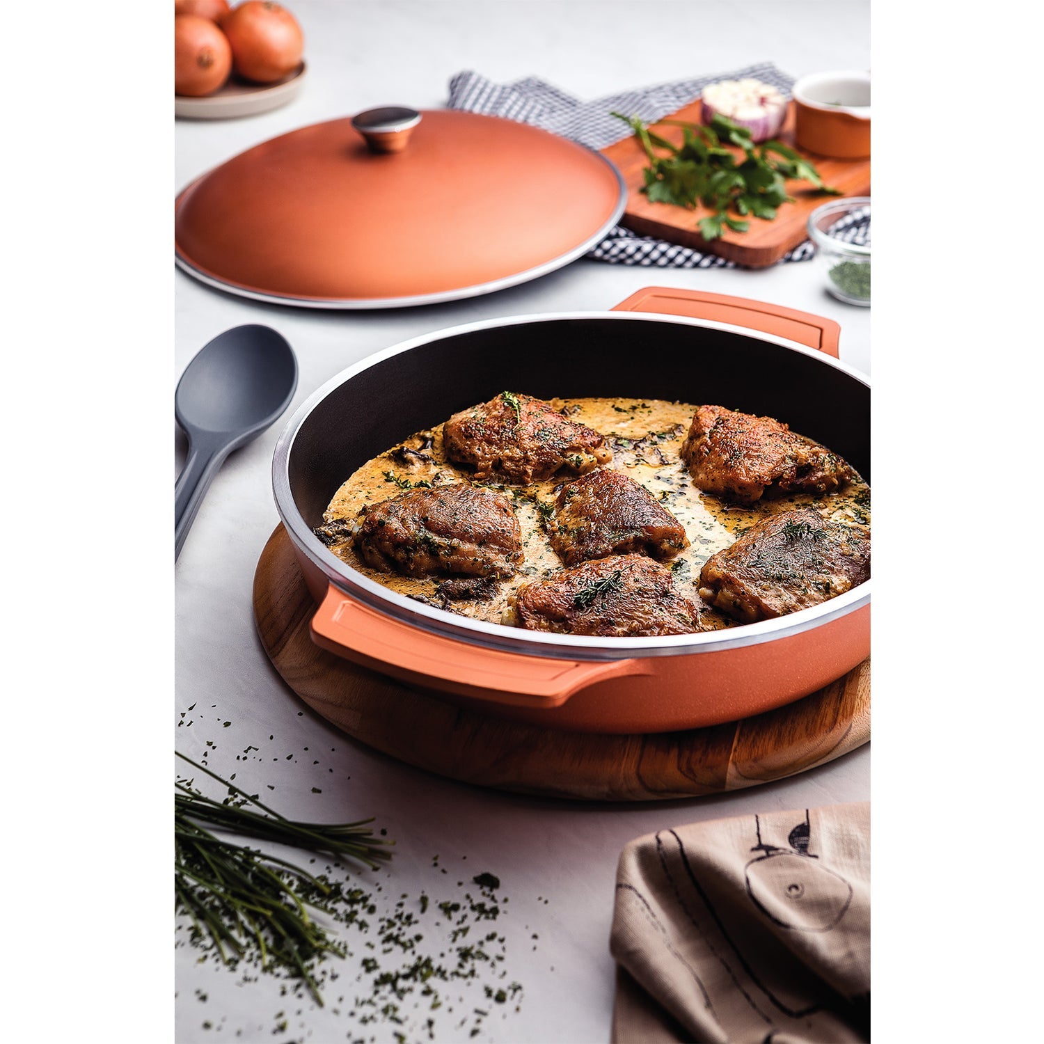 Tramontina Lyon Golden Frying Pan - 32cm - 4.3L