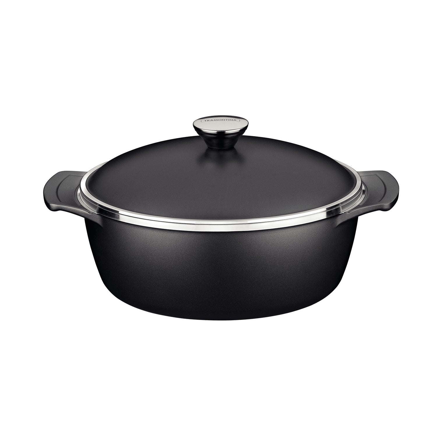 Tramontina Lyon Black Casserole - 24cm - 3.7L