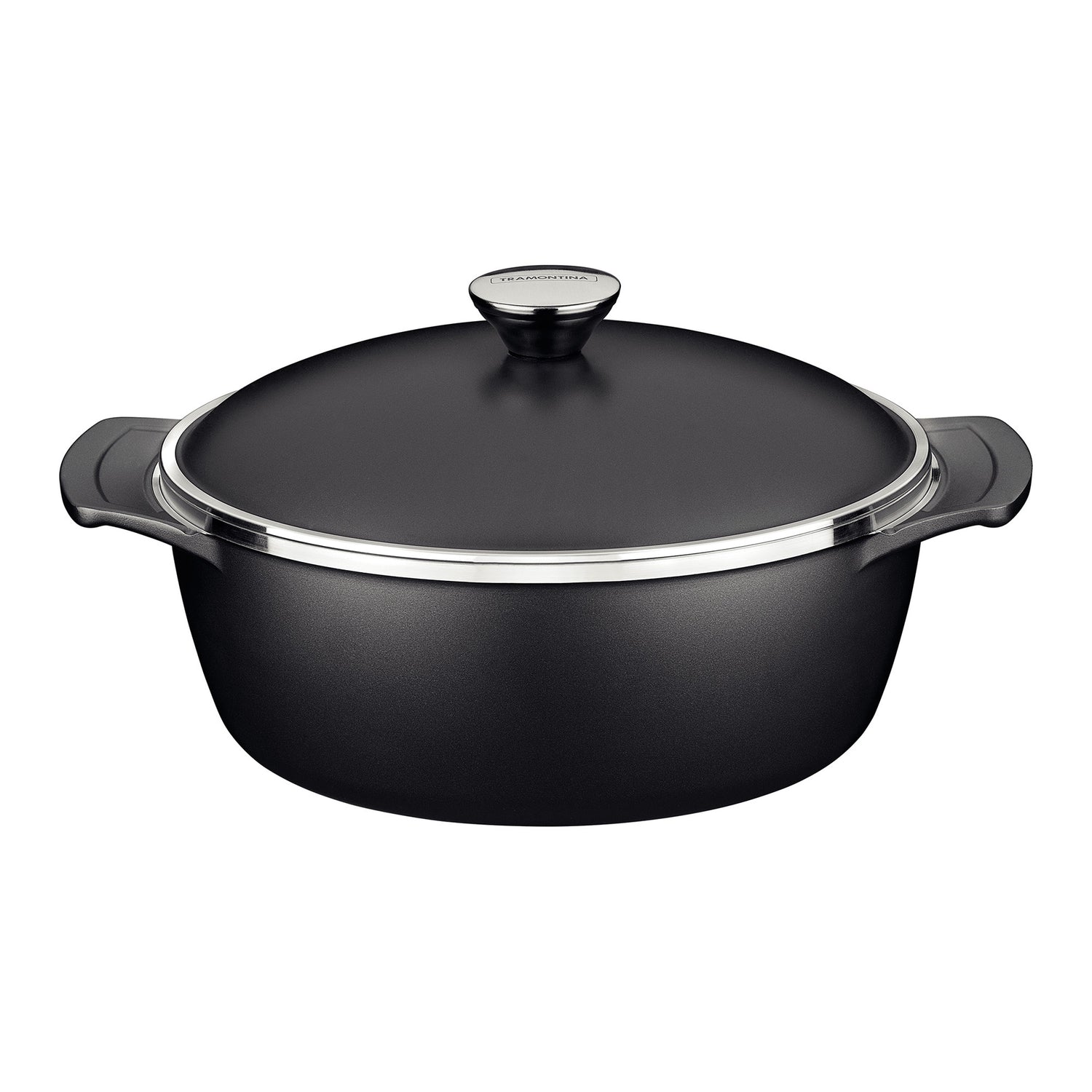 Tramontina Lyon Black Casserole - 30cm - 6.8L