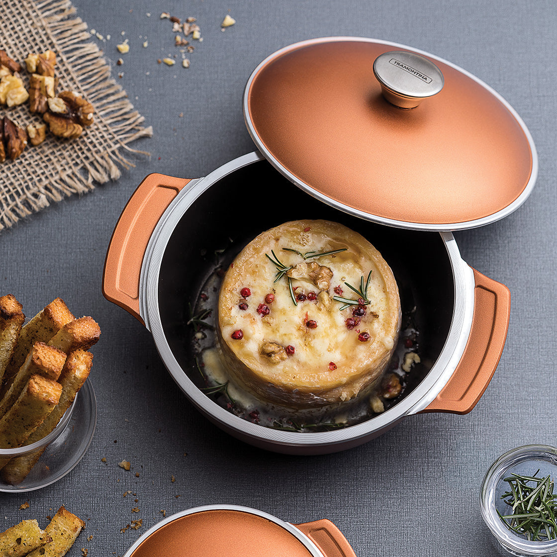 Tramontina Lyon Golden Casserole - 24cm - 3.7L