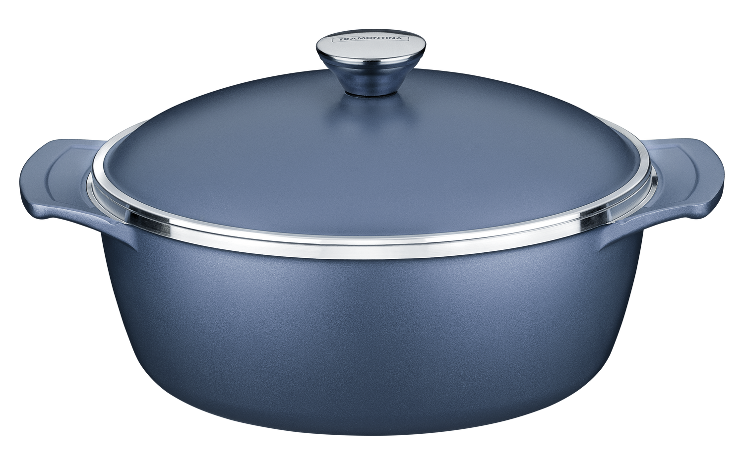 Tramontina Lyon Non-Stick Casserole – 30cm / 6.8L – Elemental Blue