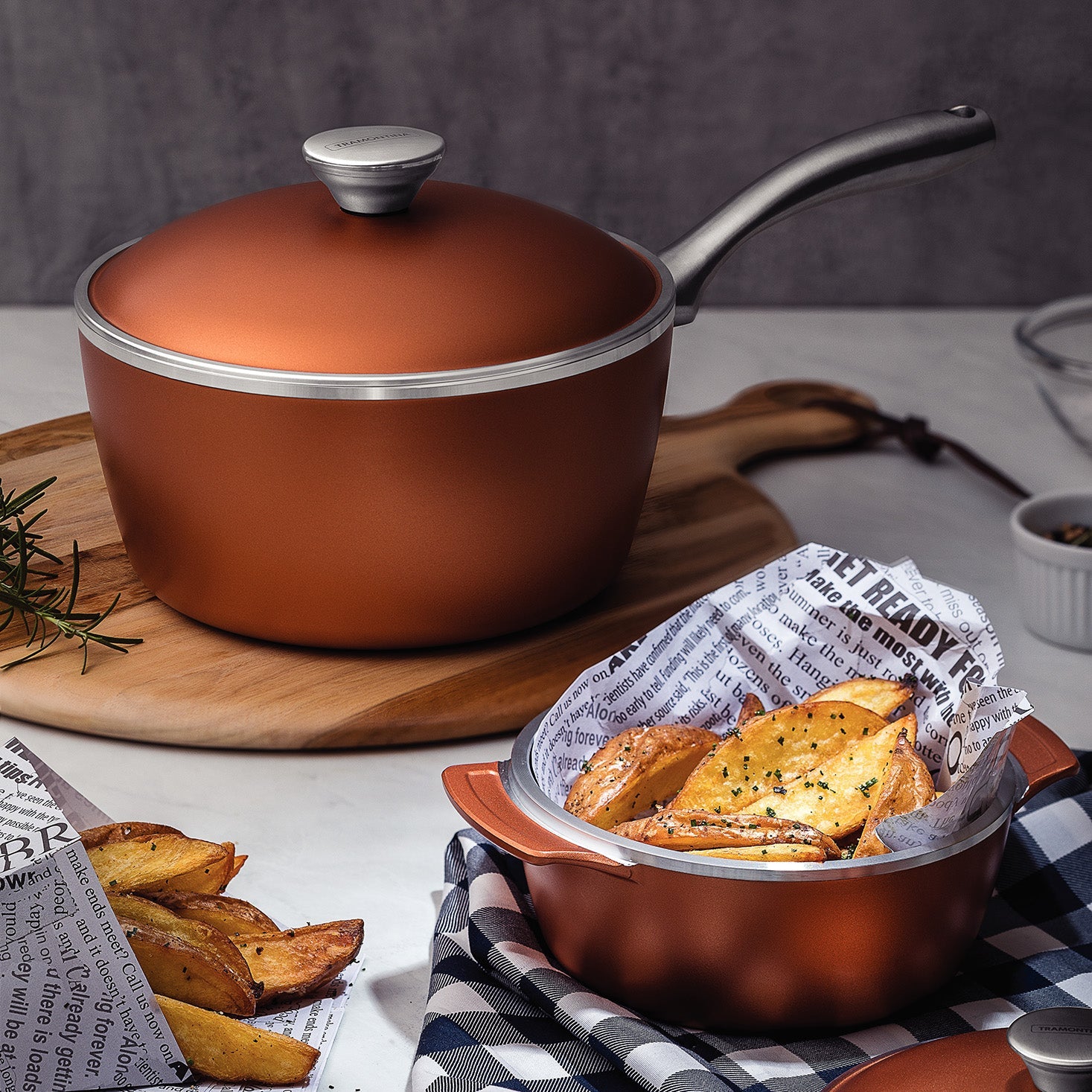 Tramontina Lyon Golden Sauce Pan - 20cm - 2.8L