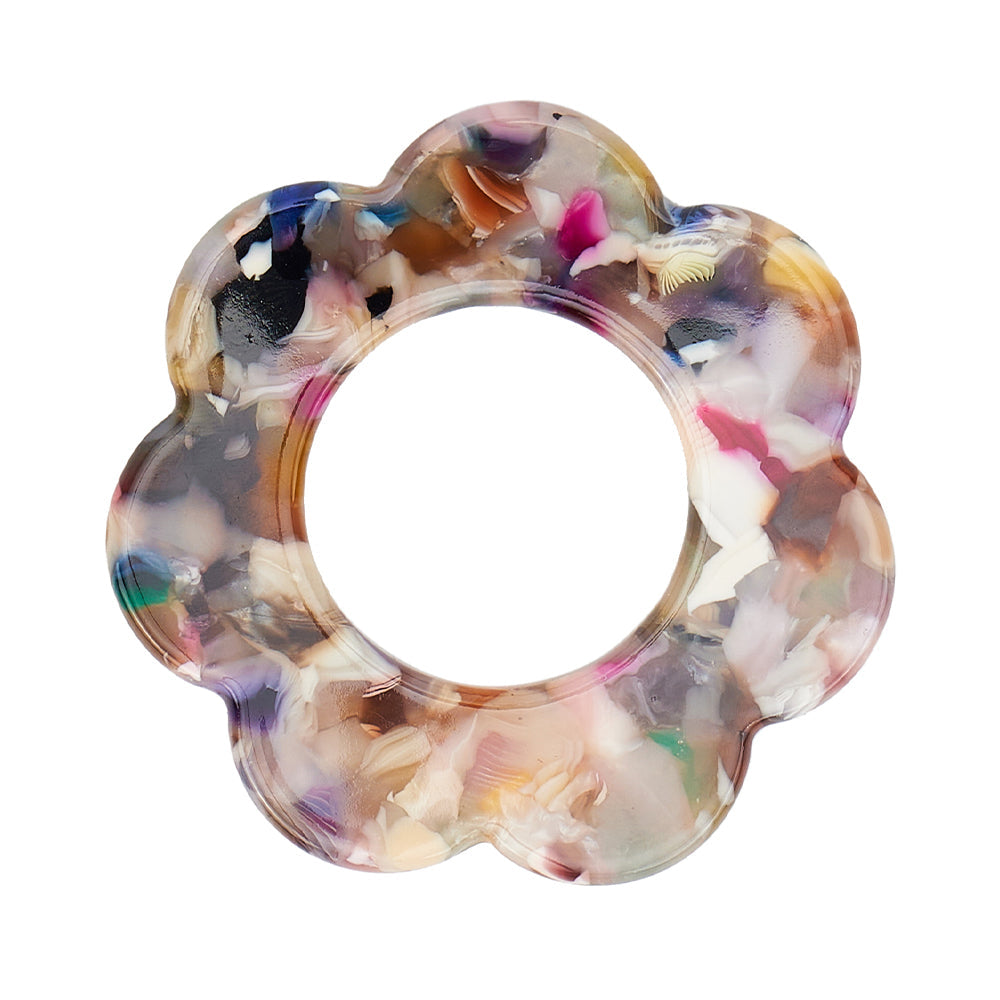 Annabel Trends Napkin Rings Scallop Edge Set of 4 Blue Cloud