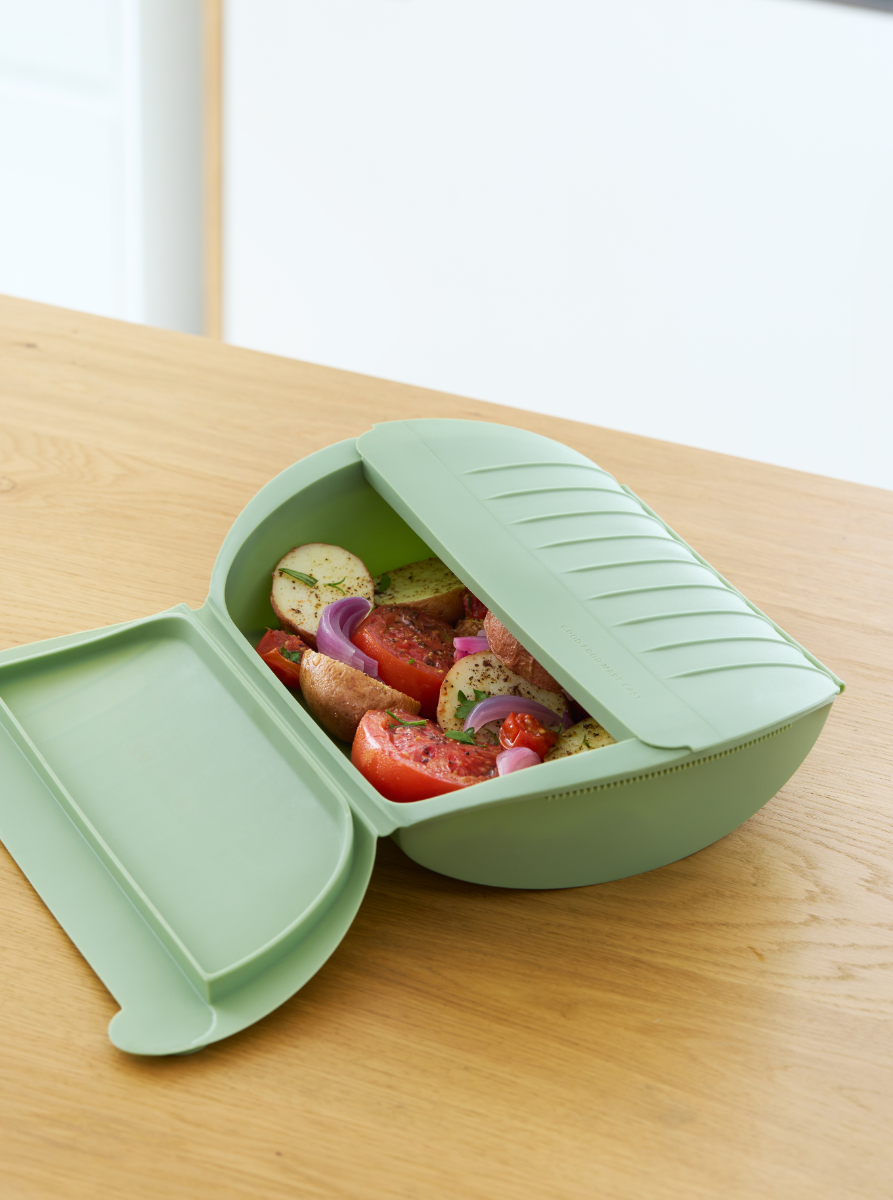Lékué Steam Case with Tray 1.4L