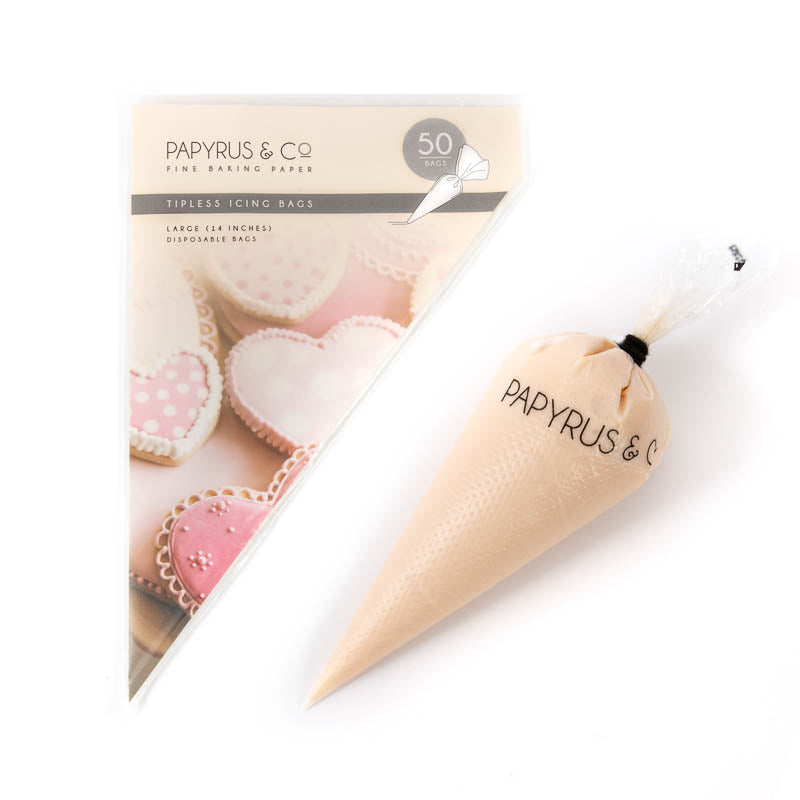 Papyrus Tipless Icing Bags Large 14in 50 Pack