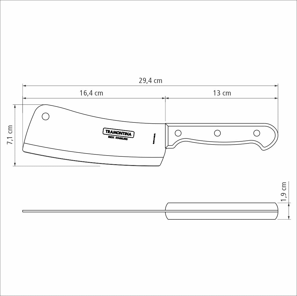 Tramontina Knives Polywood Cleaver - 15cm