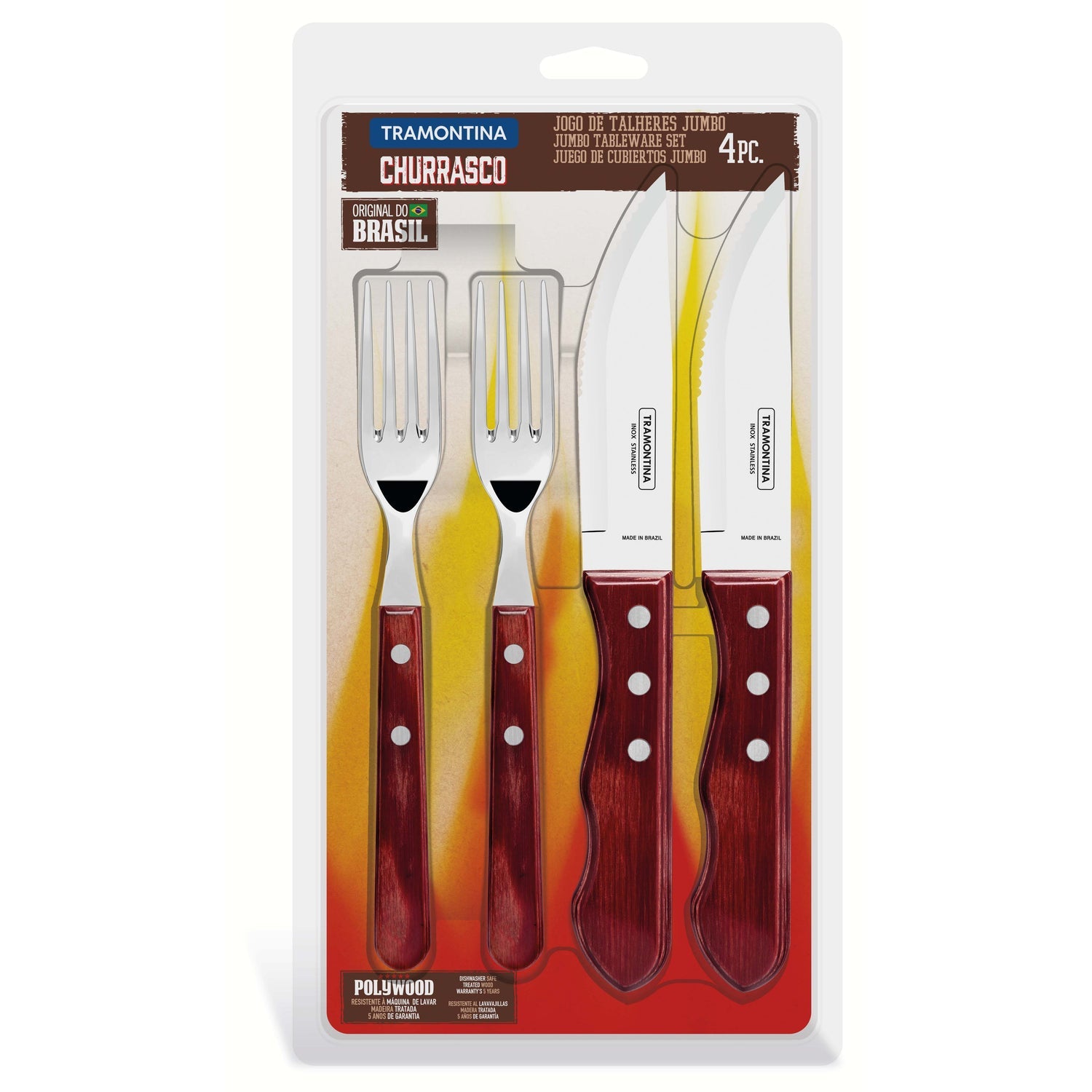 Tramontina Barbecue Set - 4-Piece