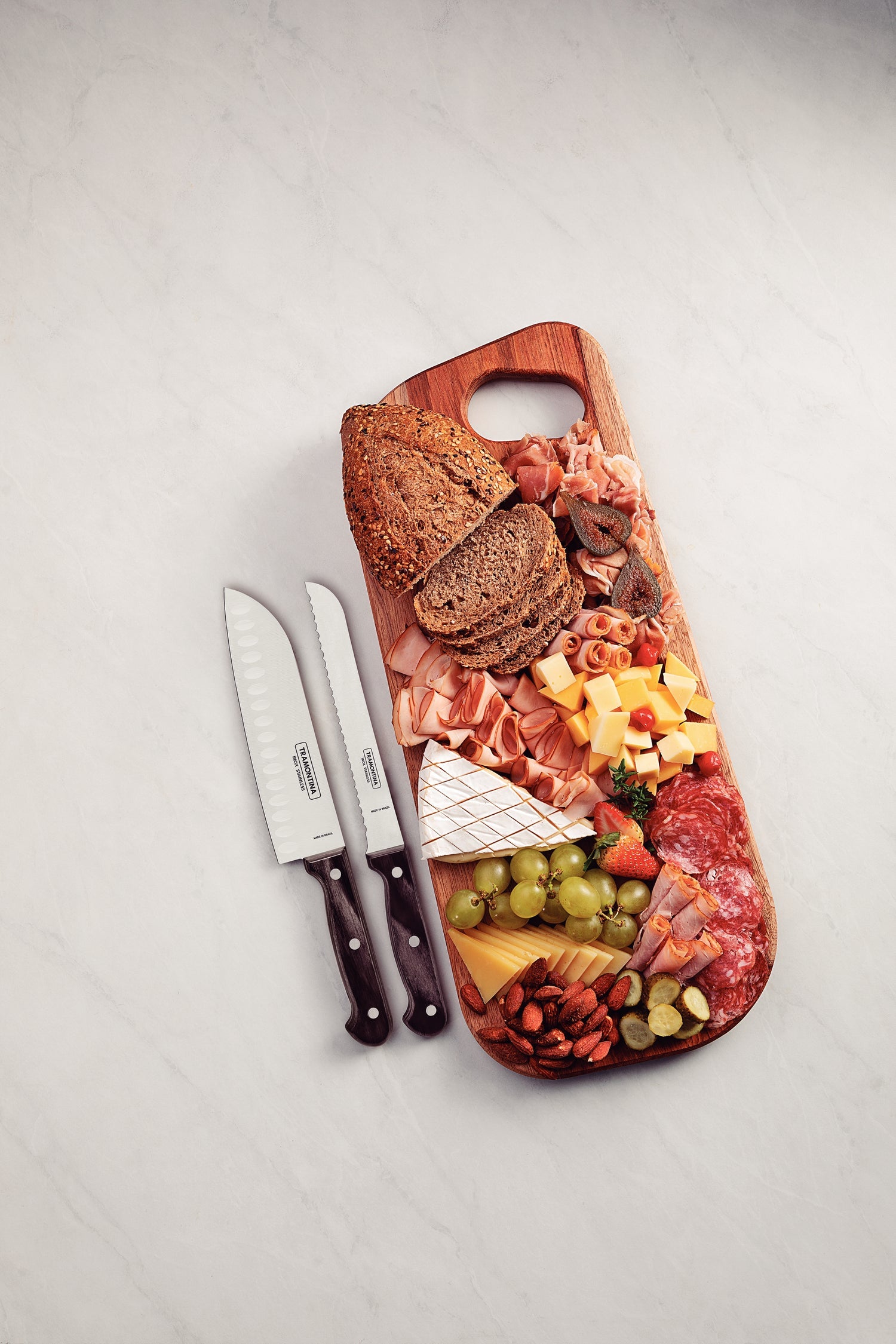 Tramontina 3-Piece Polywood Charcuterie Set - Brown - FSC Certified