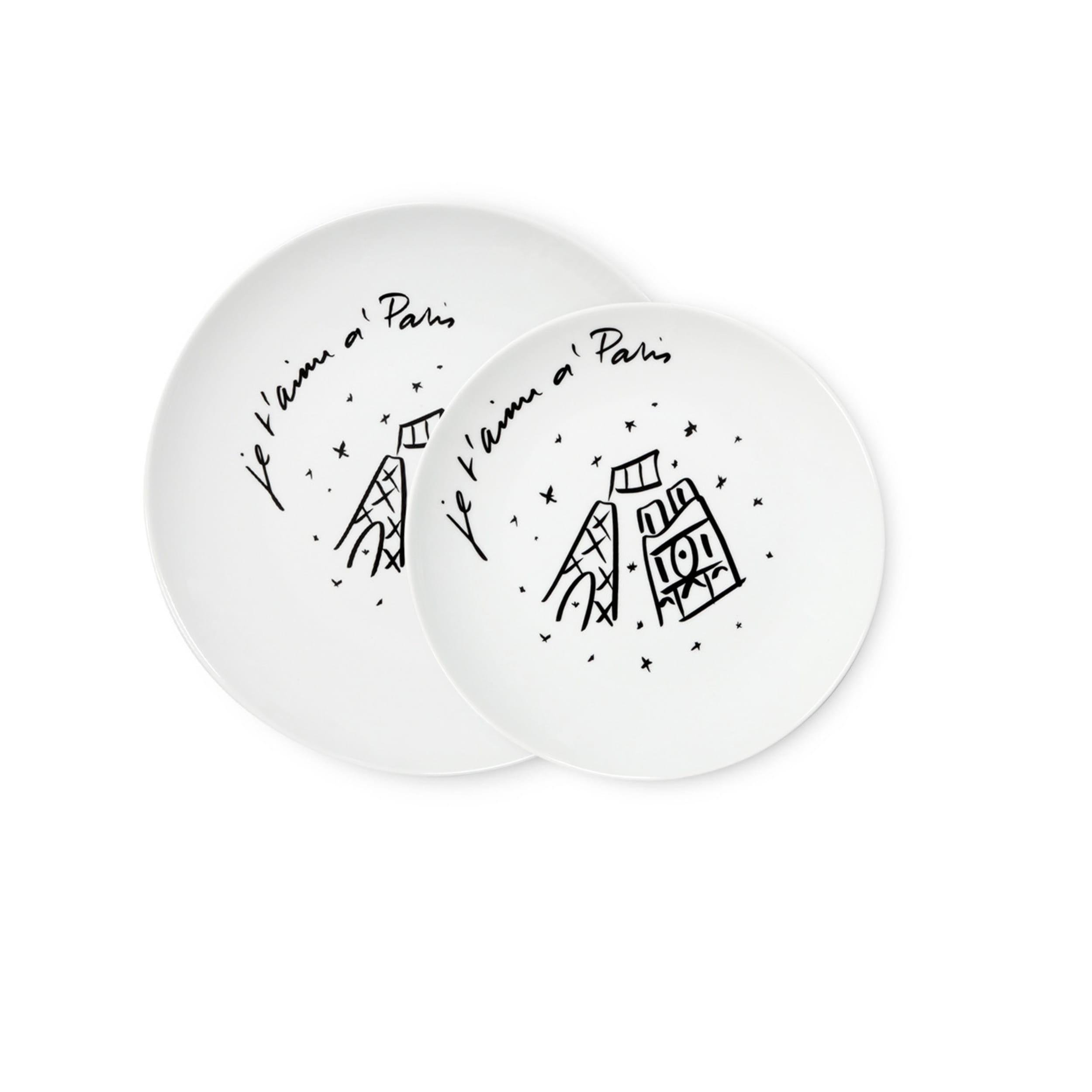 Pillivuyt Je t'aime a Paris Louna Plate 26.5cm