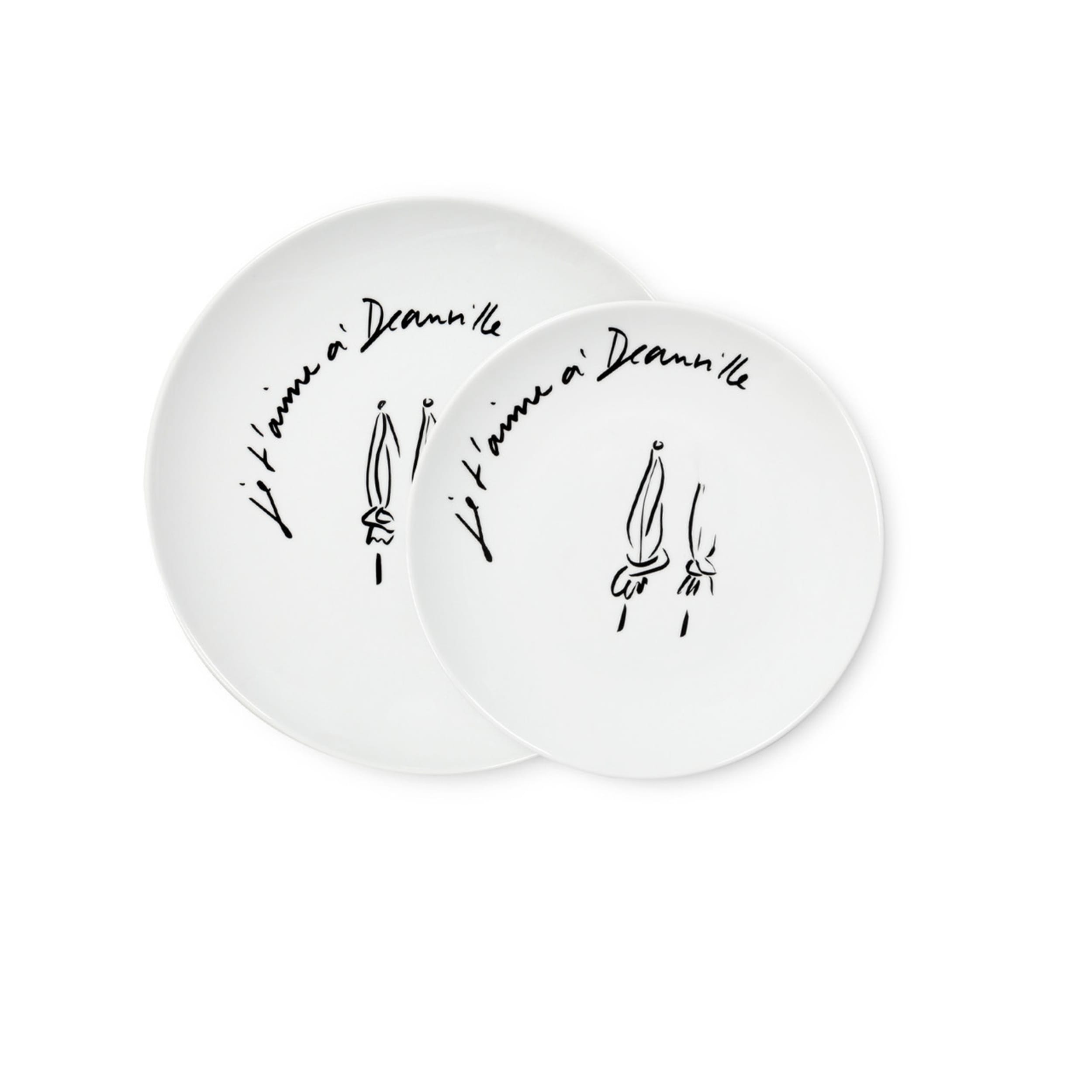 Pillivuyt Je t'aime a Deauville Louna Plate 21cm