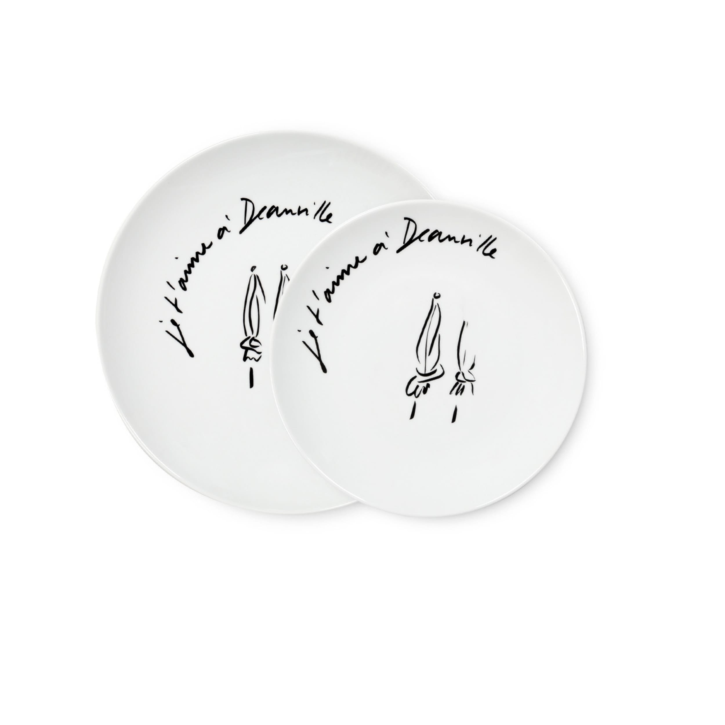 Pillivuyt Je t'aime a Deauville Louna Plate 26.5cm