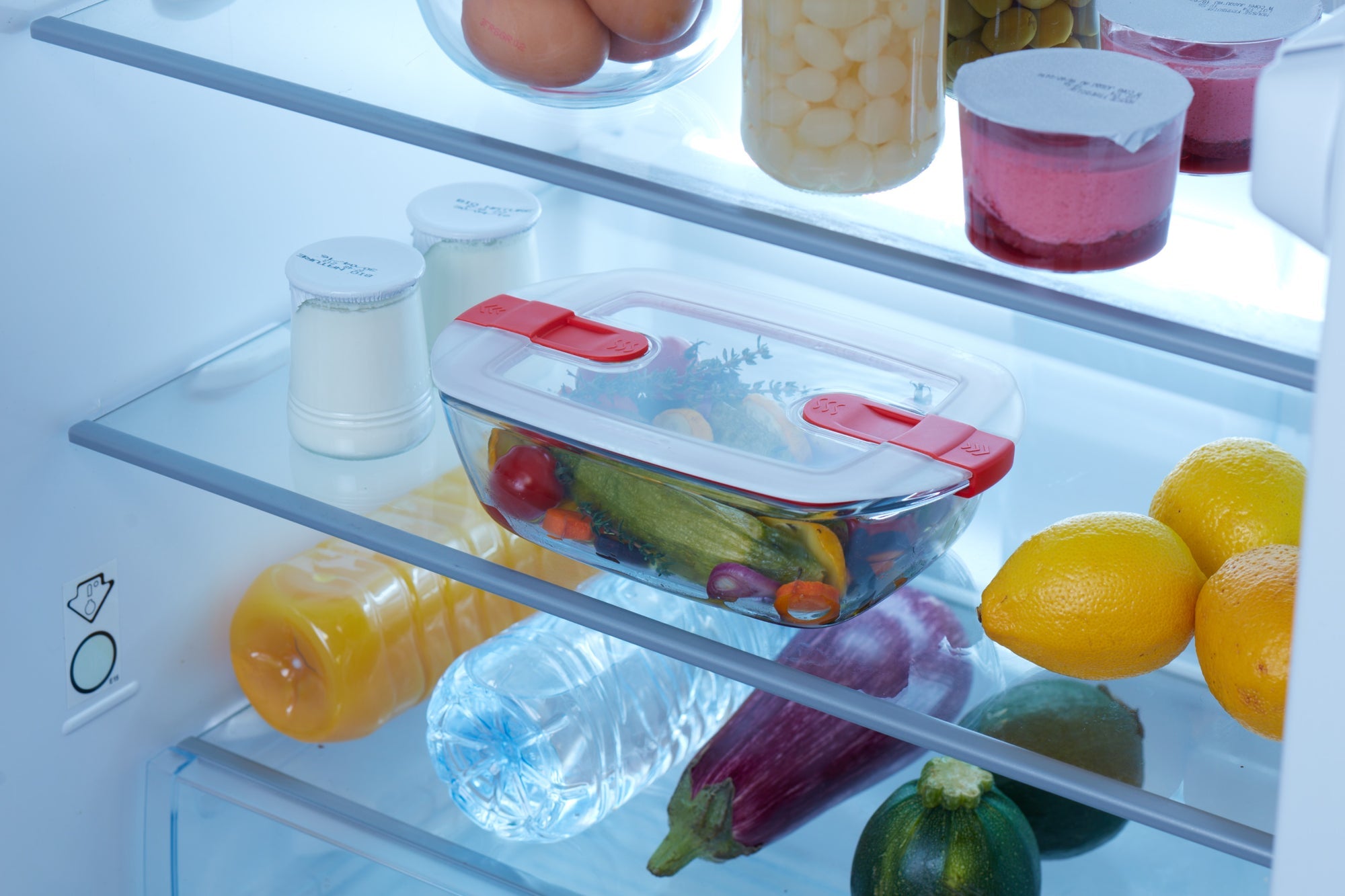 Pyrex Cook & Heat Rectangle Container with Vented Lid (1.2L)