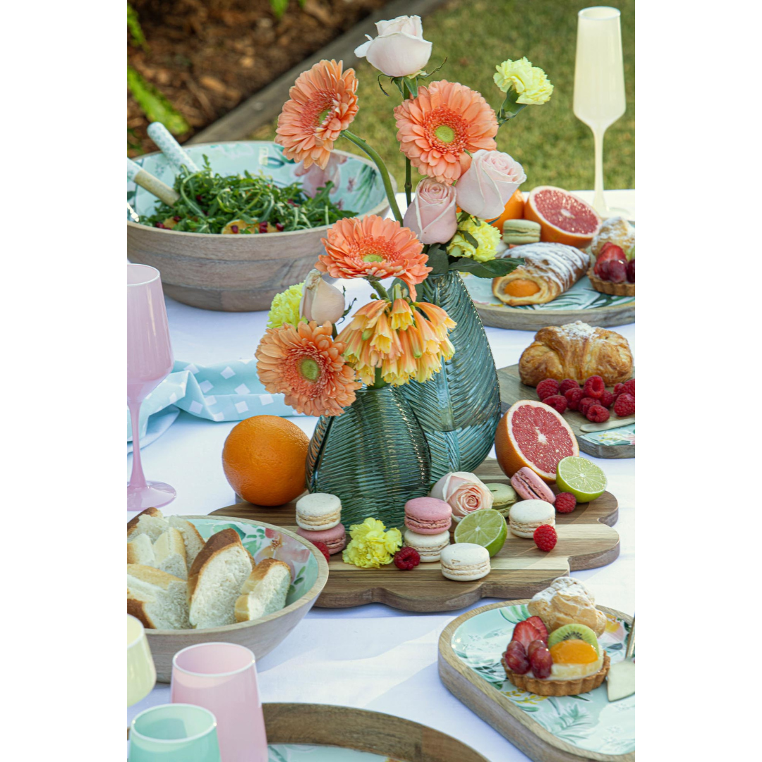 Ladelle Chelsea Green Leaf Small Vase