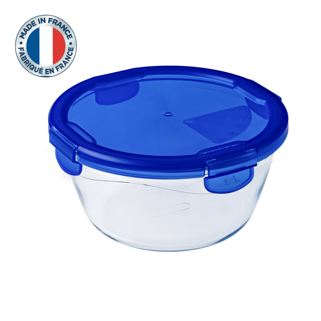 Pyrex Cook & Go Glass Round Container (1.6L)