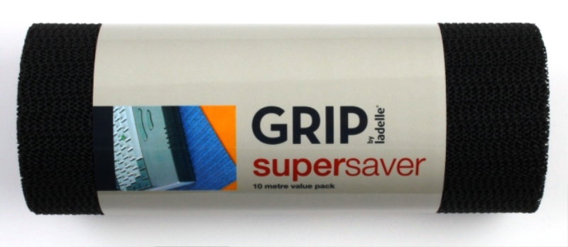 Ladelle Magic Grip Black Super Saver 30cm x 10mts