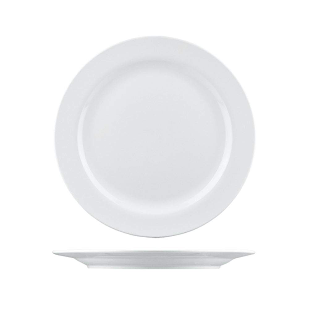 Longfine Arlington Round Plate Wide Rim