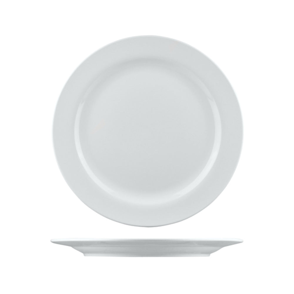 Longfine Arlington Round Plate Wide Rim