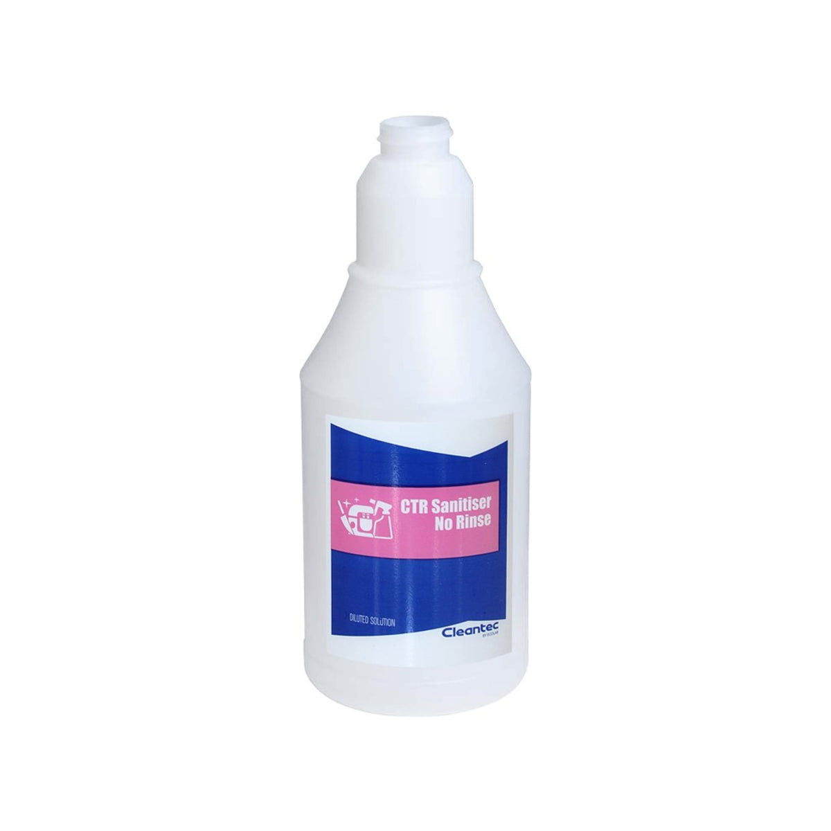 Ecolab CTR No Rinse Sanitiser Bottle (Bottle Only)