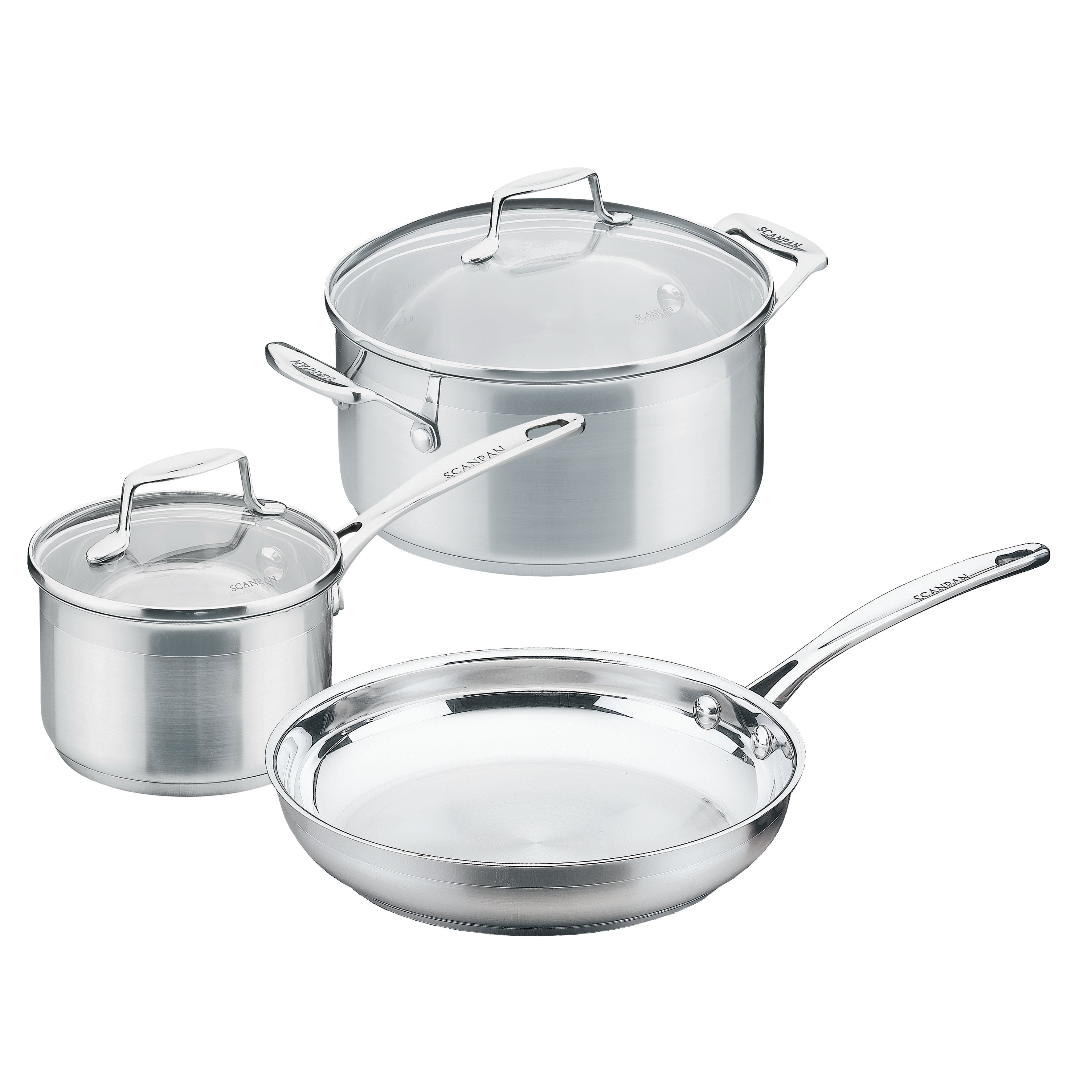 Scanpan Impact 3 Piece Cookware Set