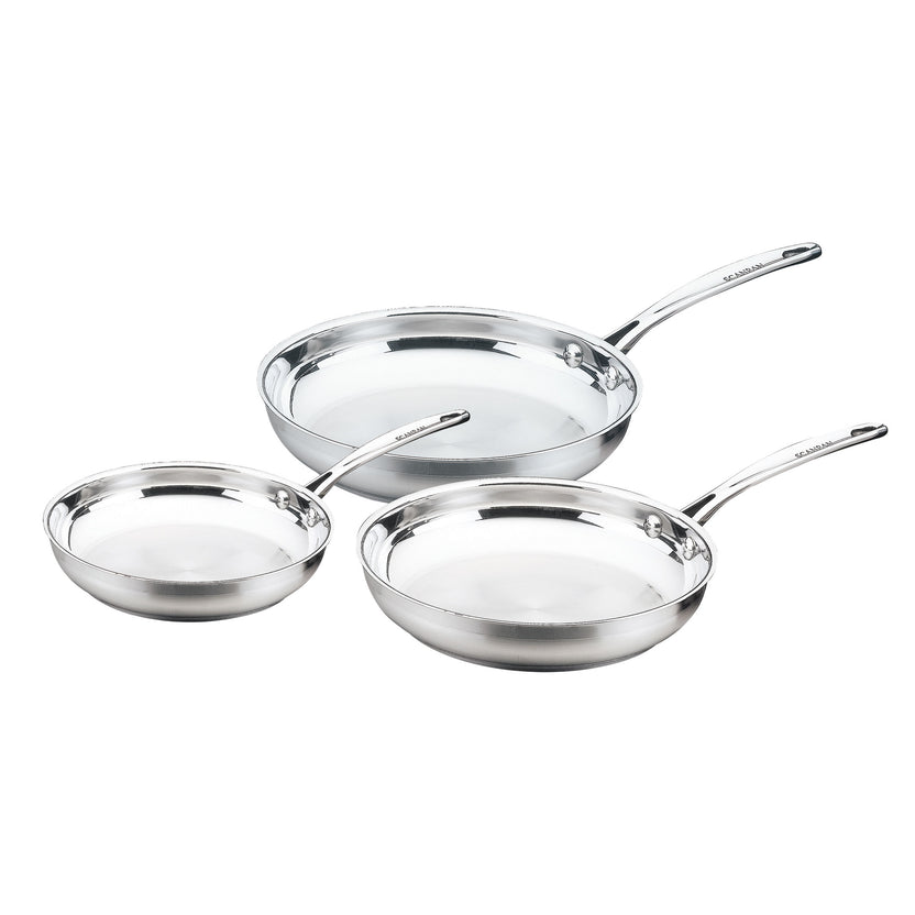 Scanpan Impact 3 Piece Fry Pan Set (18cm 26cm 30cm)