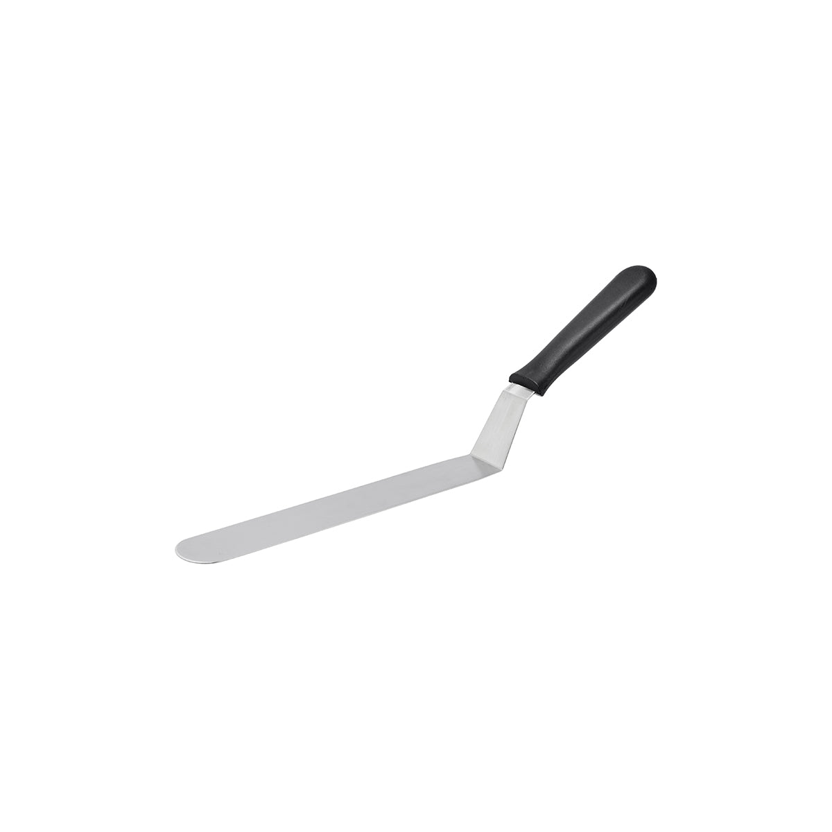 Chef Inox Spatula & Palette Knife Cranked Black Handle 235x40mm