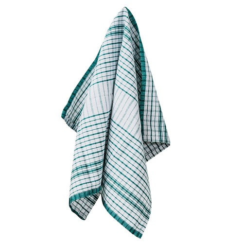Essentials Collection Super Soaker Tea Towel Green Cotton 450x760mm